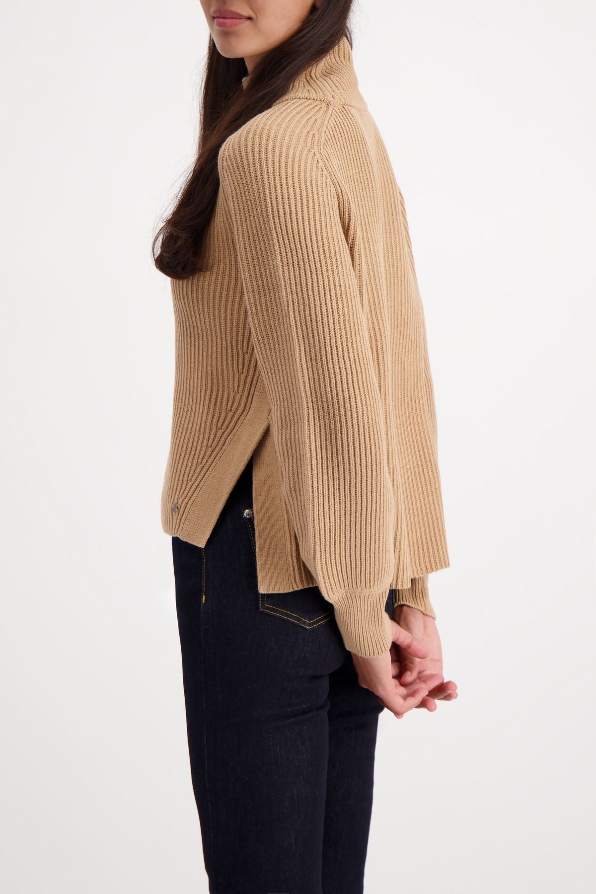 Monari Damen Pullover braun