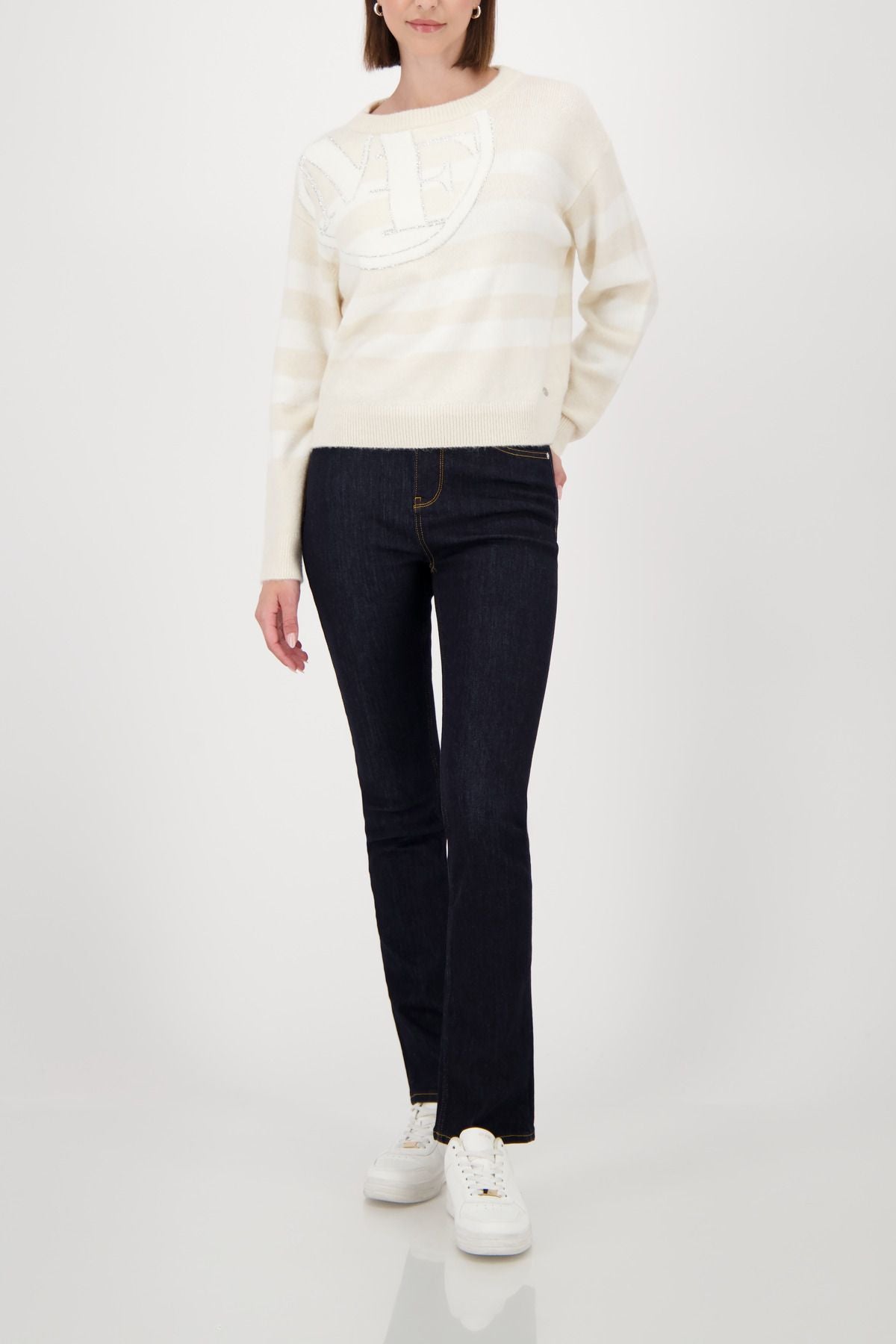 Monari Damen Pullover beige