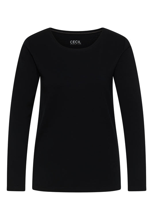 Cecil Damen Shirt XXL schwarz