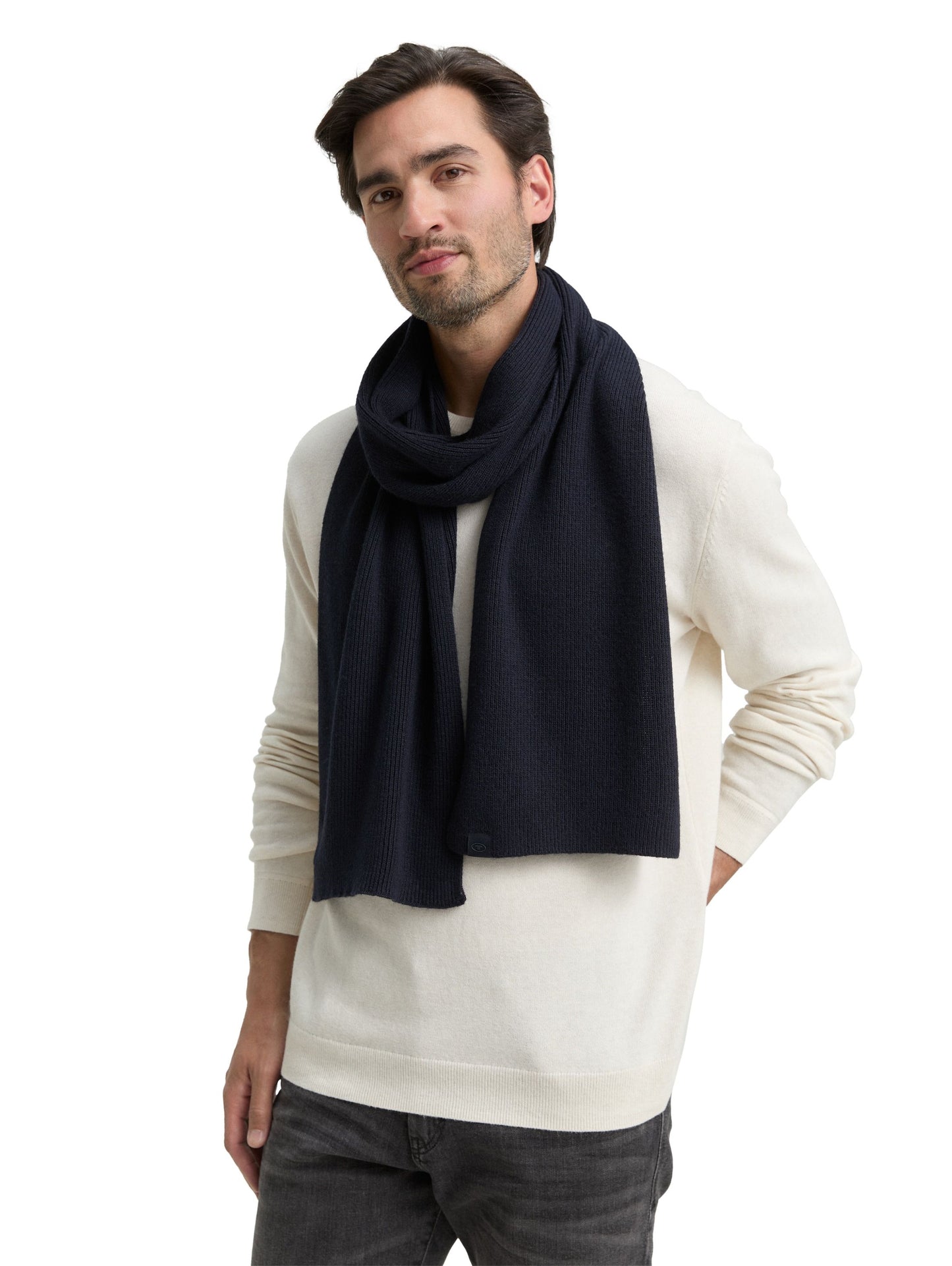 Tom Tailor Herren Schal blau