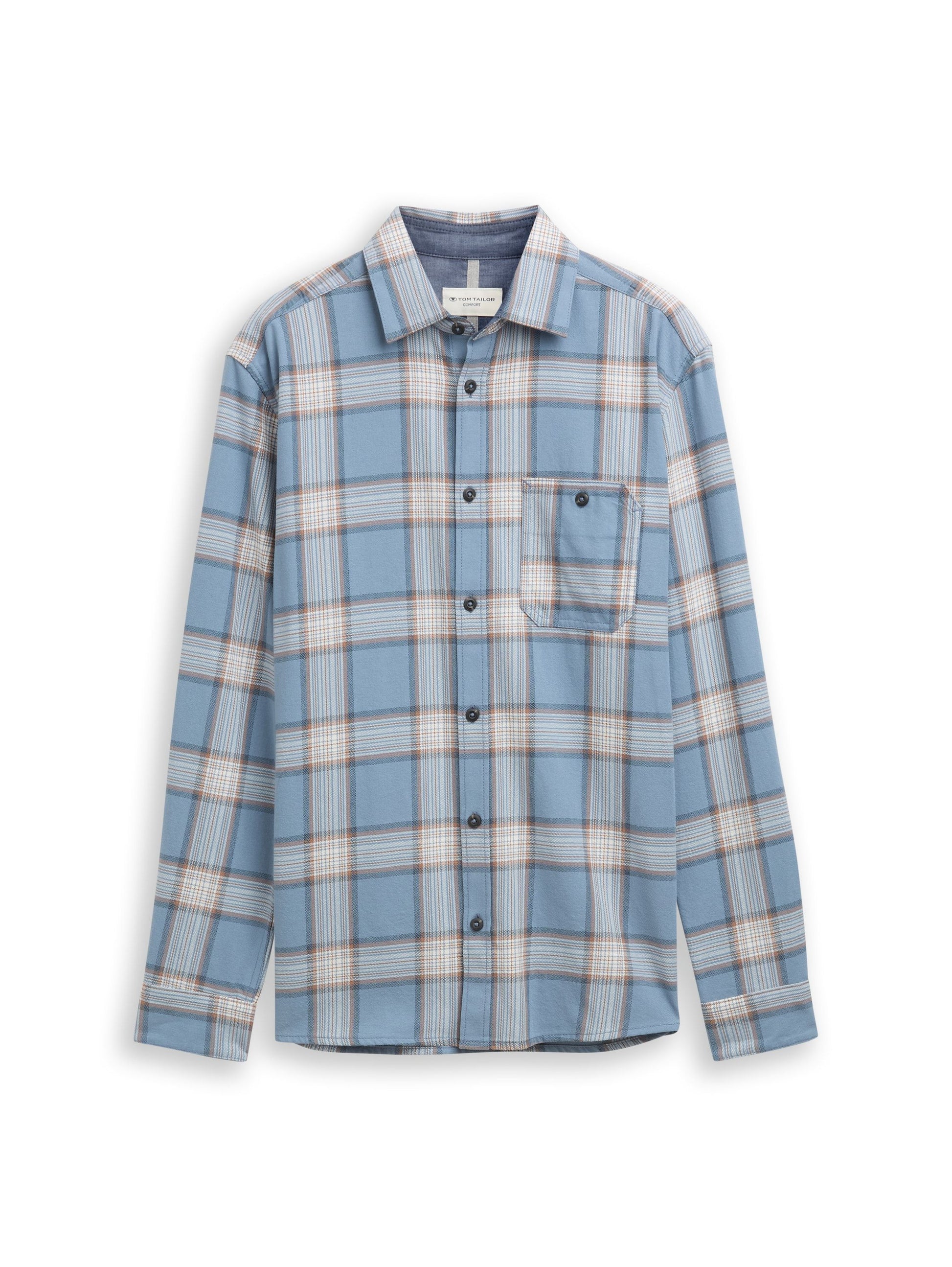 Tom Tailor Herren Hemd blau