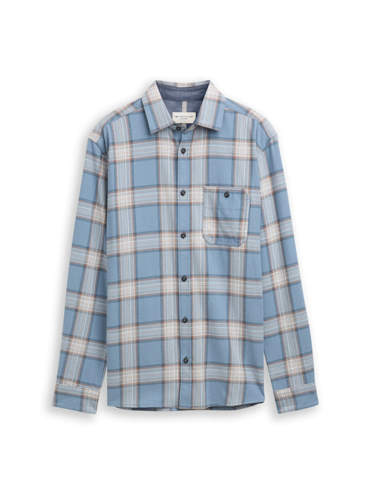 Tom Tailor Herren Hemd blau