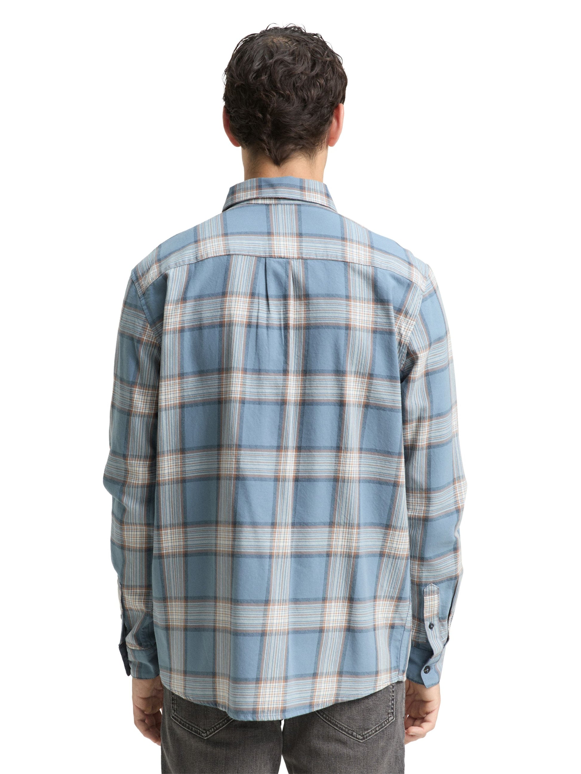 Tom Tailor Herren Hemd blau