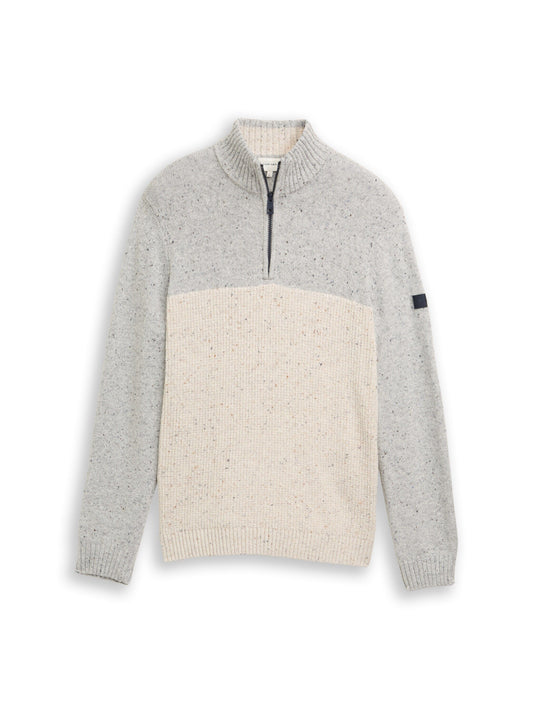 Tom Tailor Herren Pullover weiß