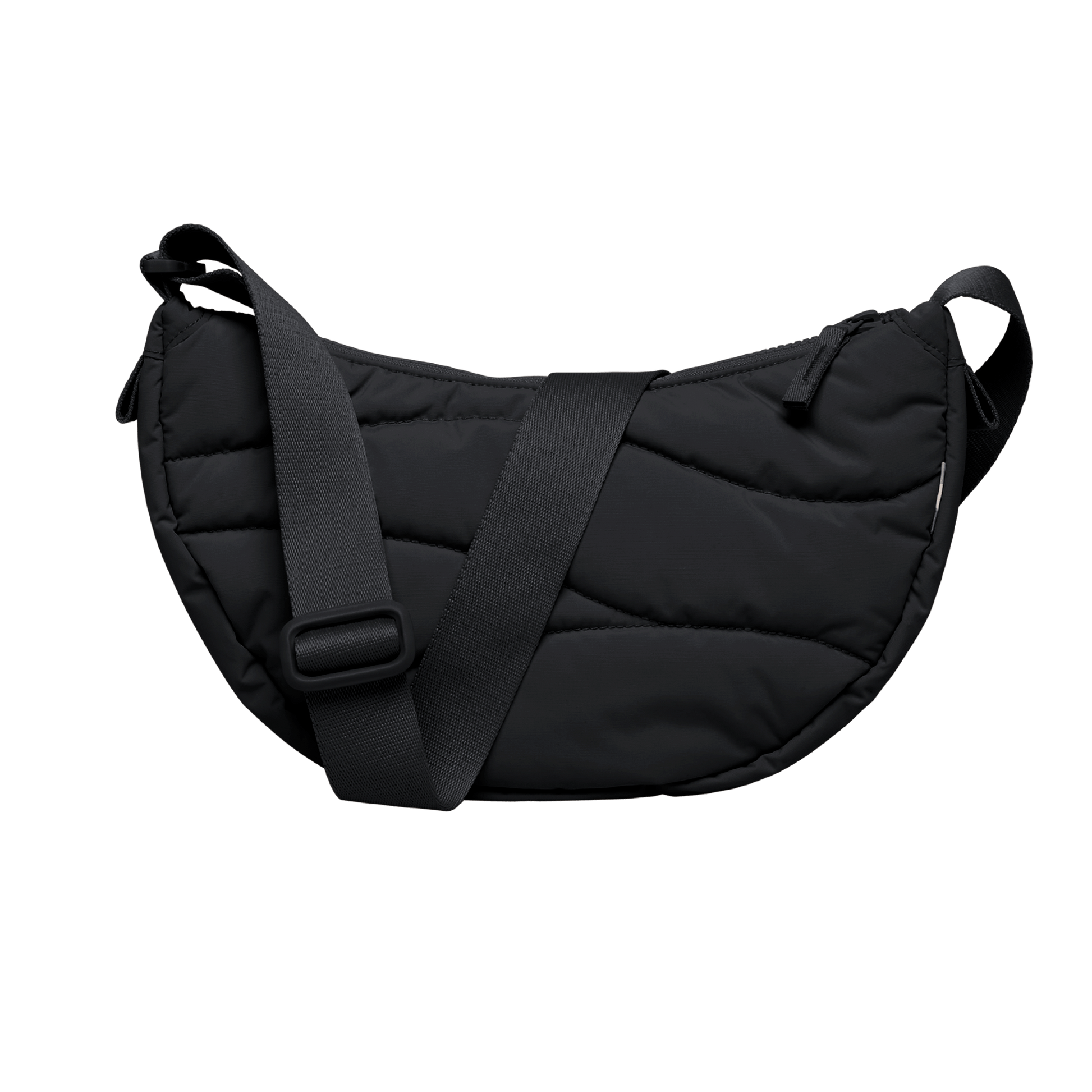 Got Bag Damen Tasche Wavy Puffer Moon Bag schwarz