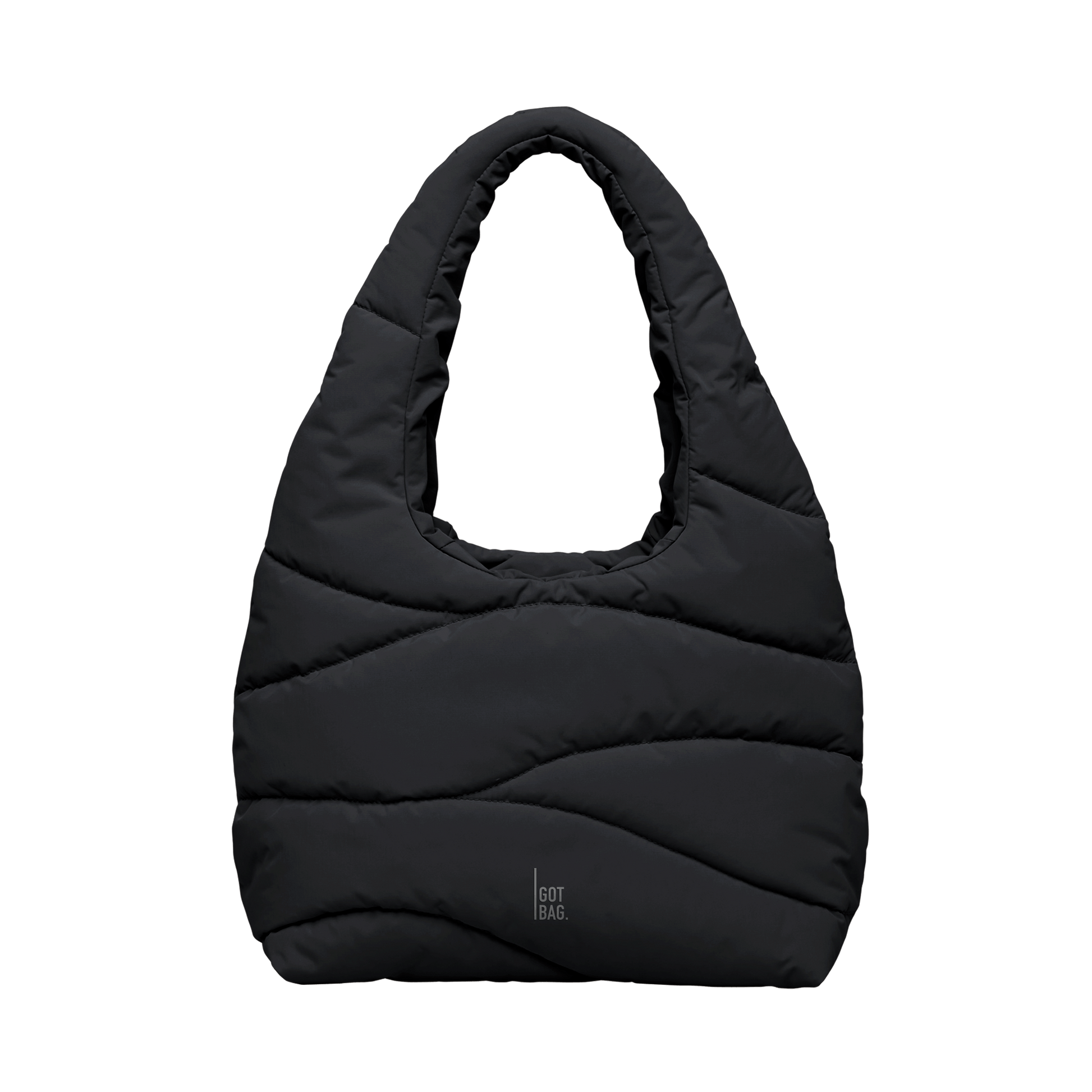 Got Bag Damen Tasche Wavy Puffer Shoulder Bag schwarz