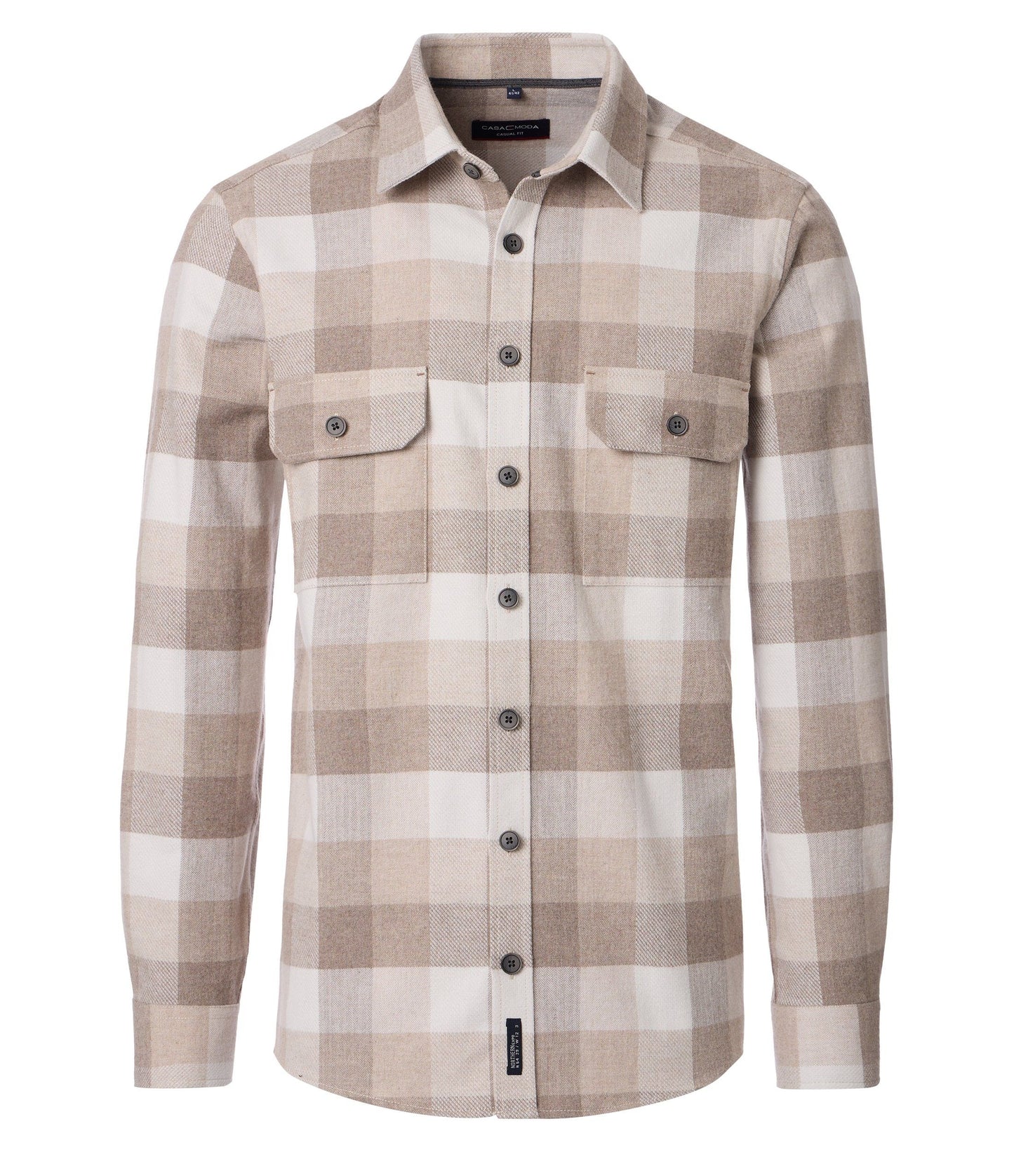 Casa Moda Herren Hemdjacke beige