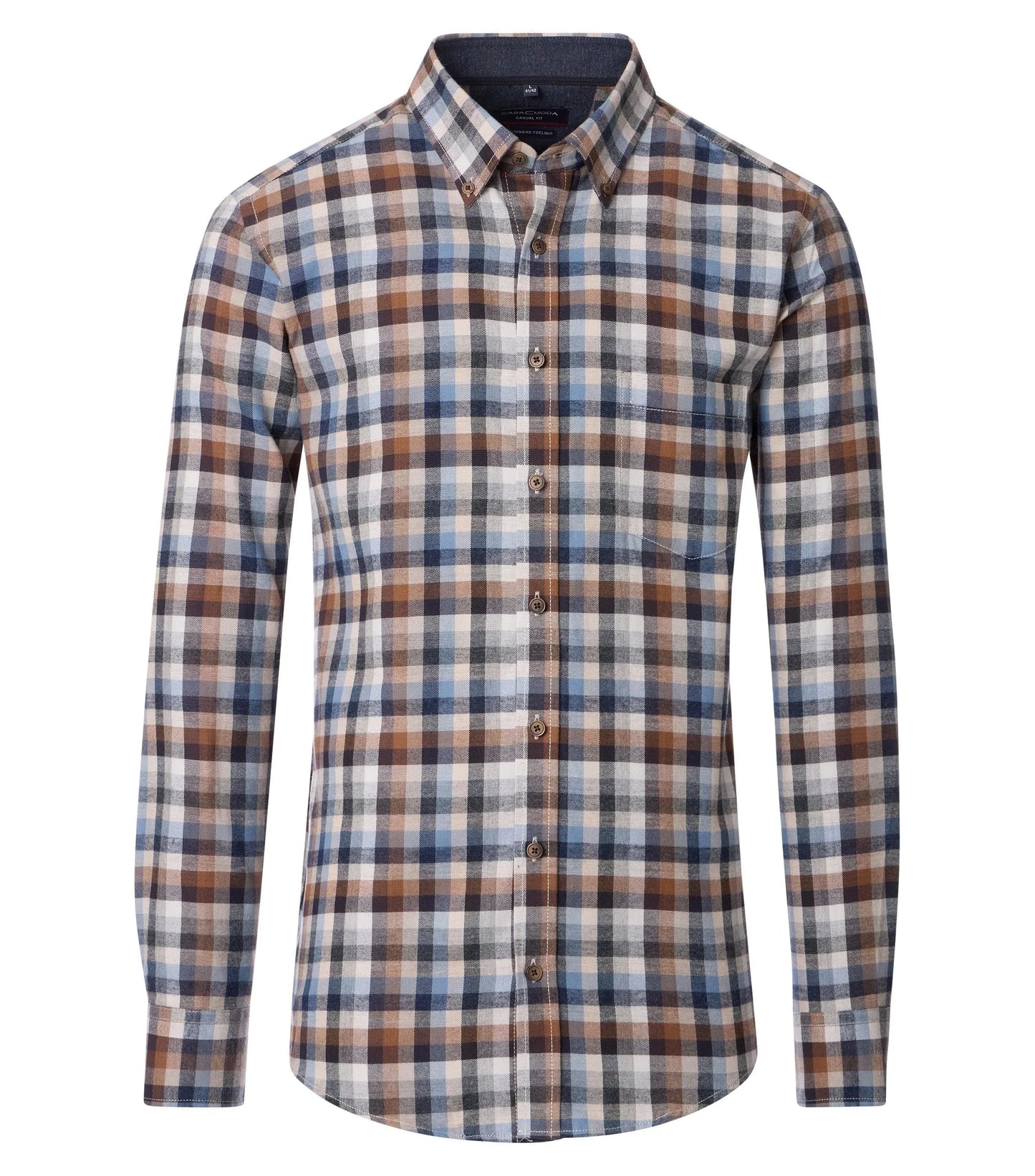 Casa Moda herren Hemd grau