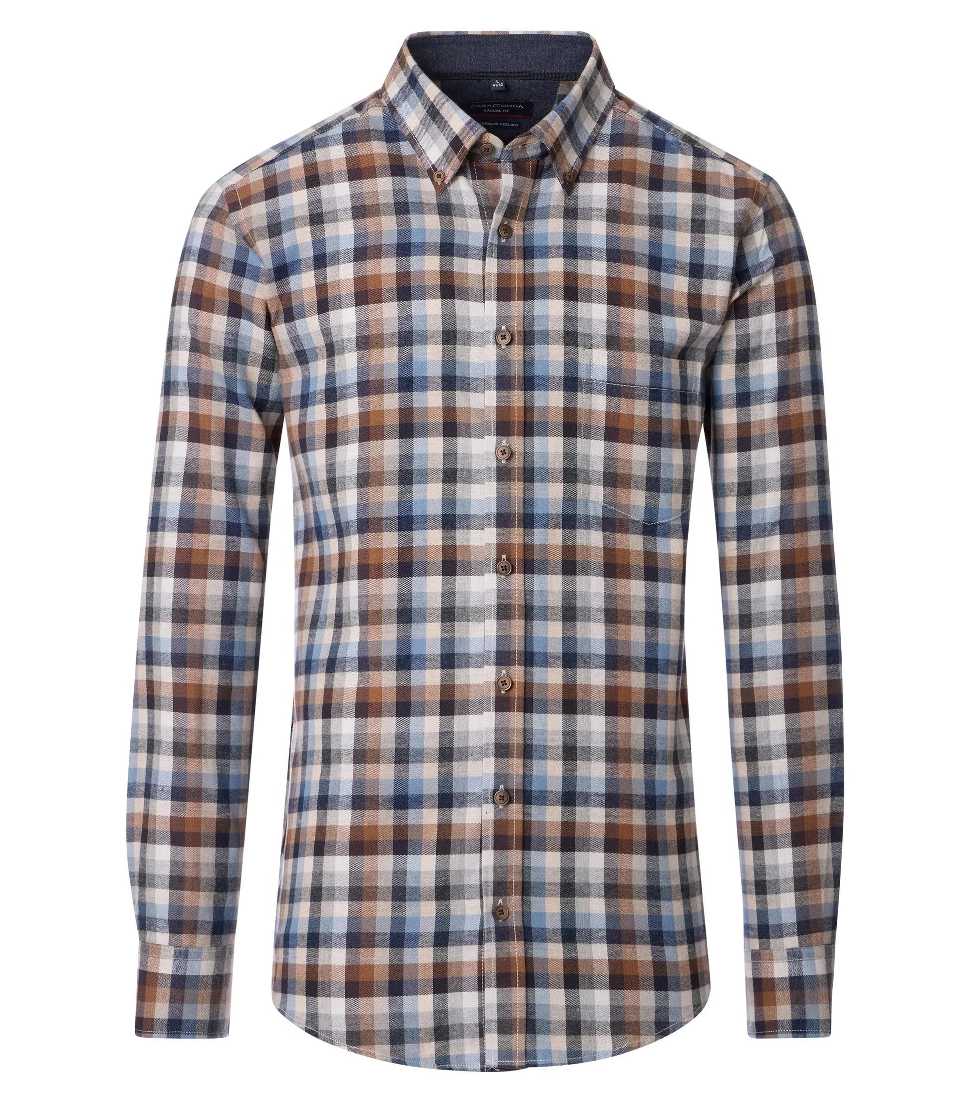 Casa Moda herren Hemd grau