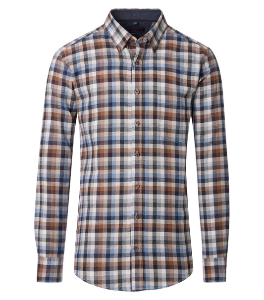 Casa Moda herren Hemd grau