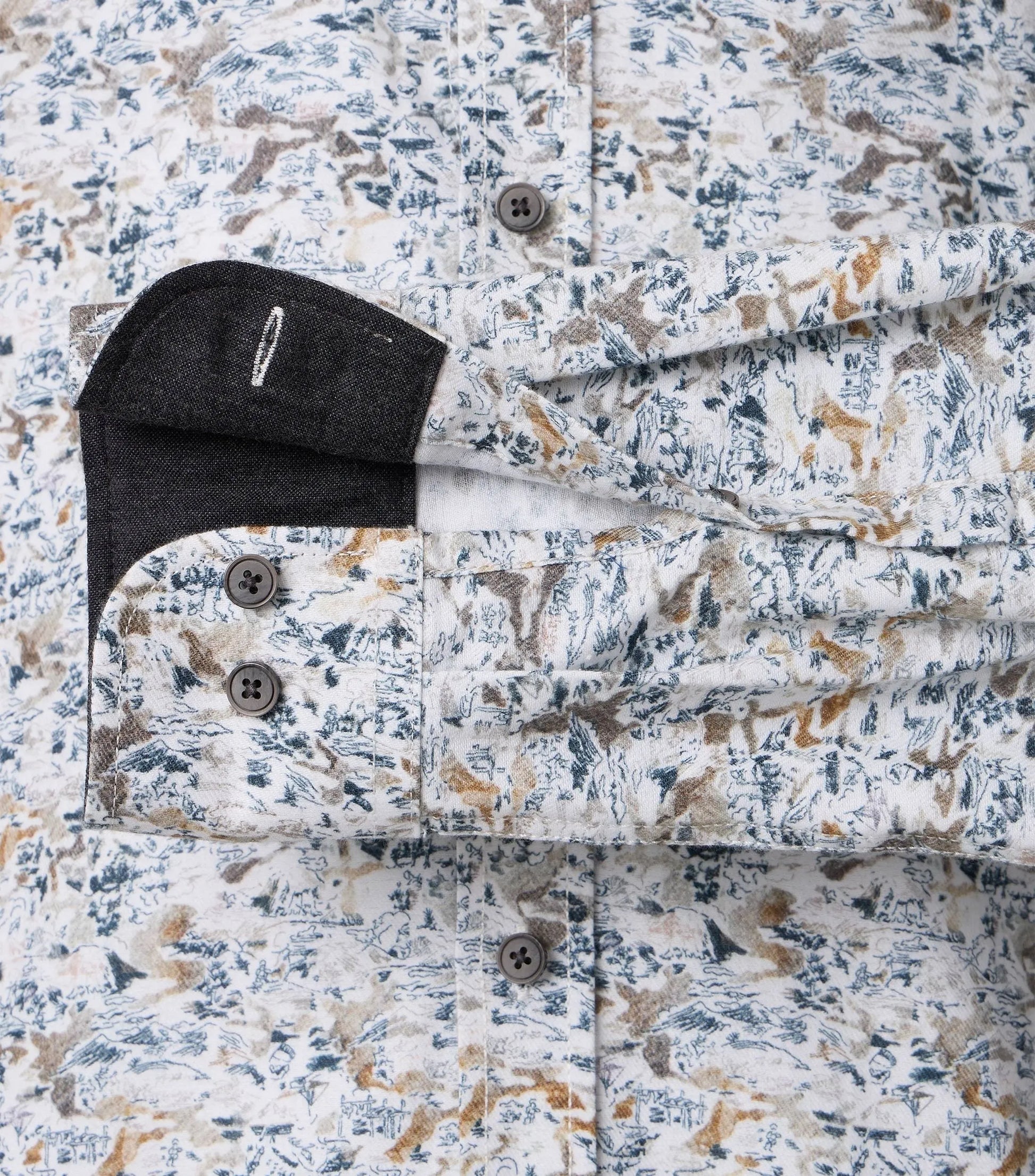 Casa Moda Herren Hemd braun