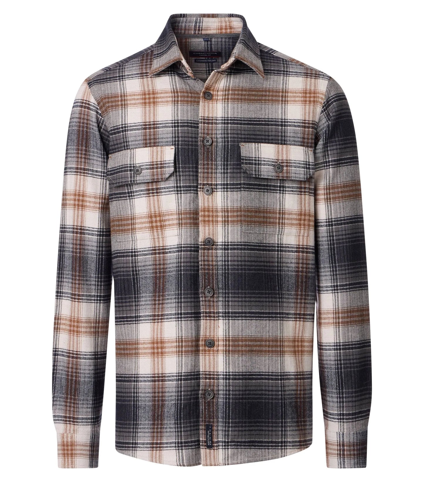Casa Moda Herren Hemd grau