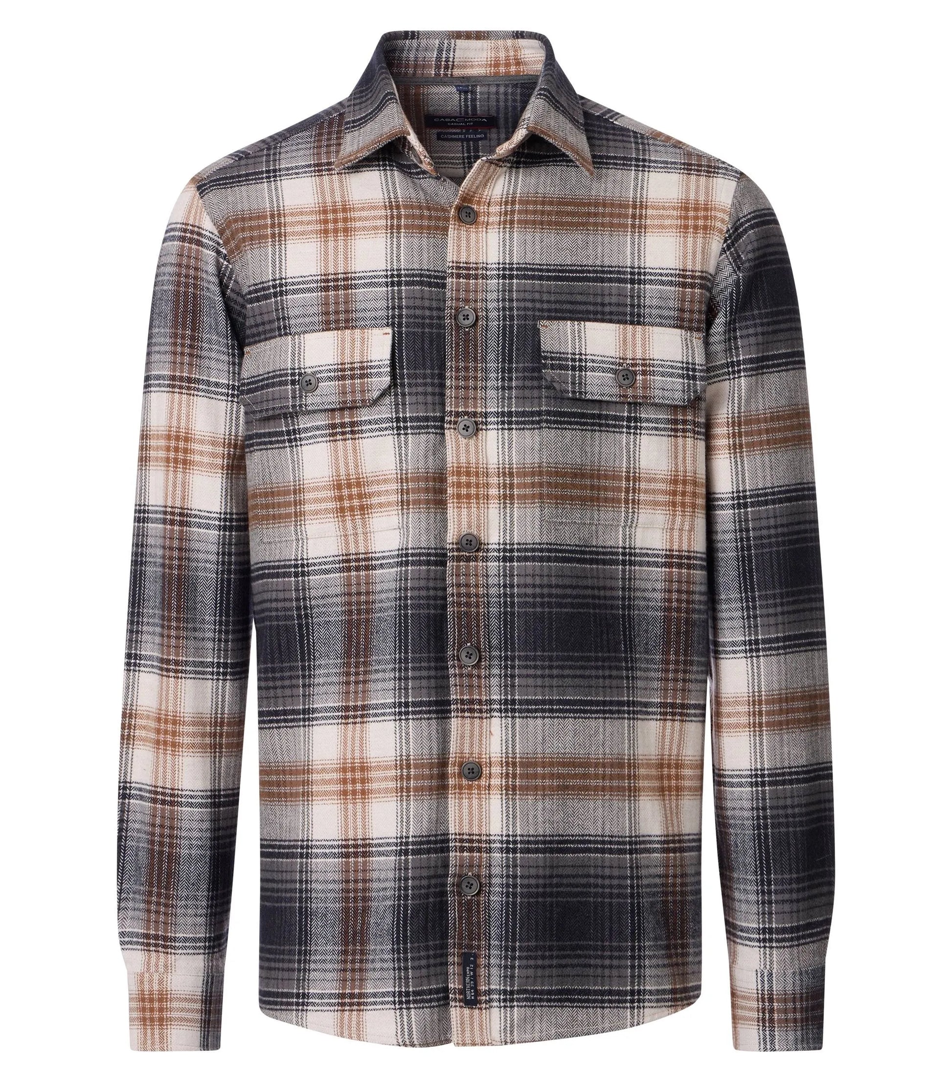 Casa Moda Herren Hemd grau