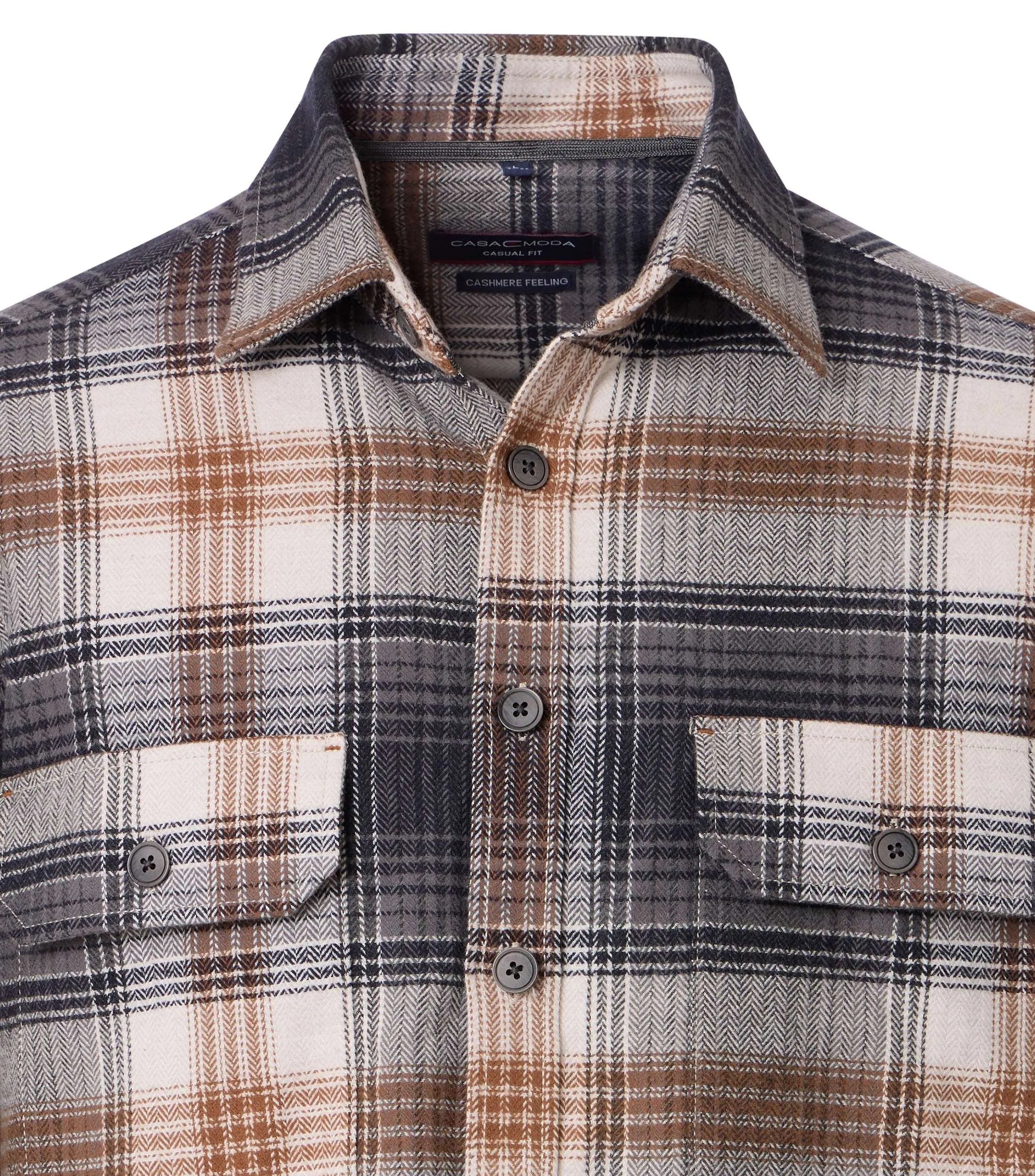 Casa Moda Herren Hemd grau