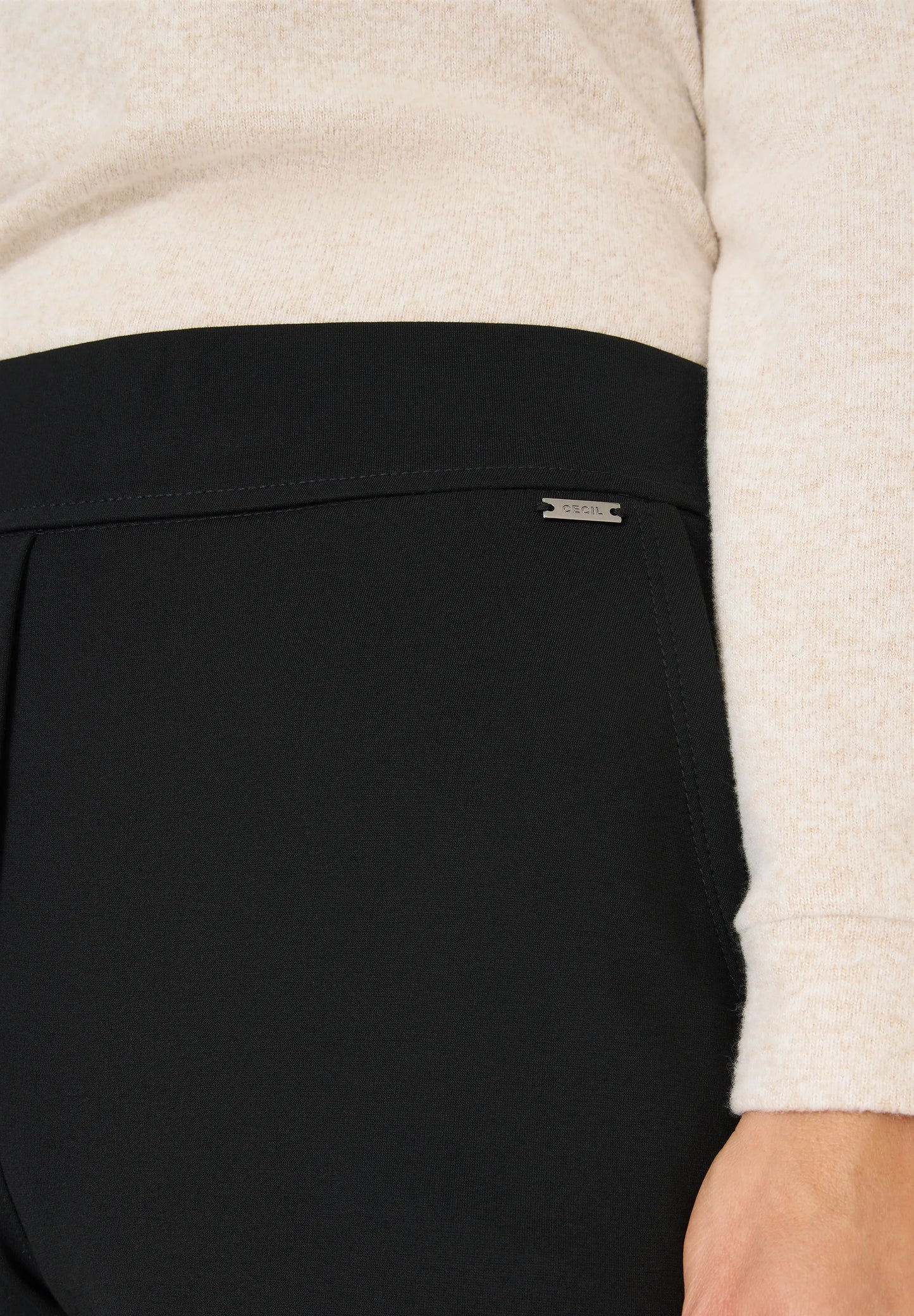 Cecil Damen Hose schwarz