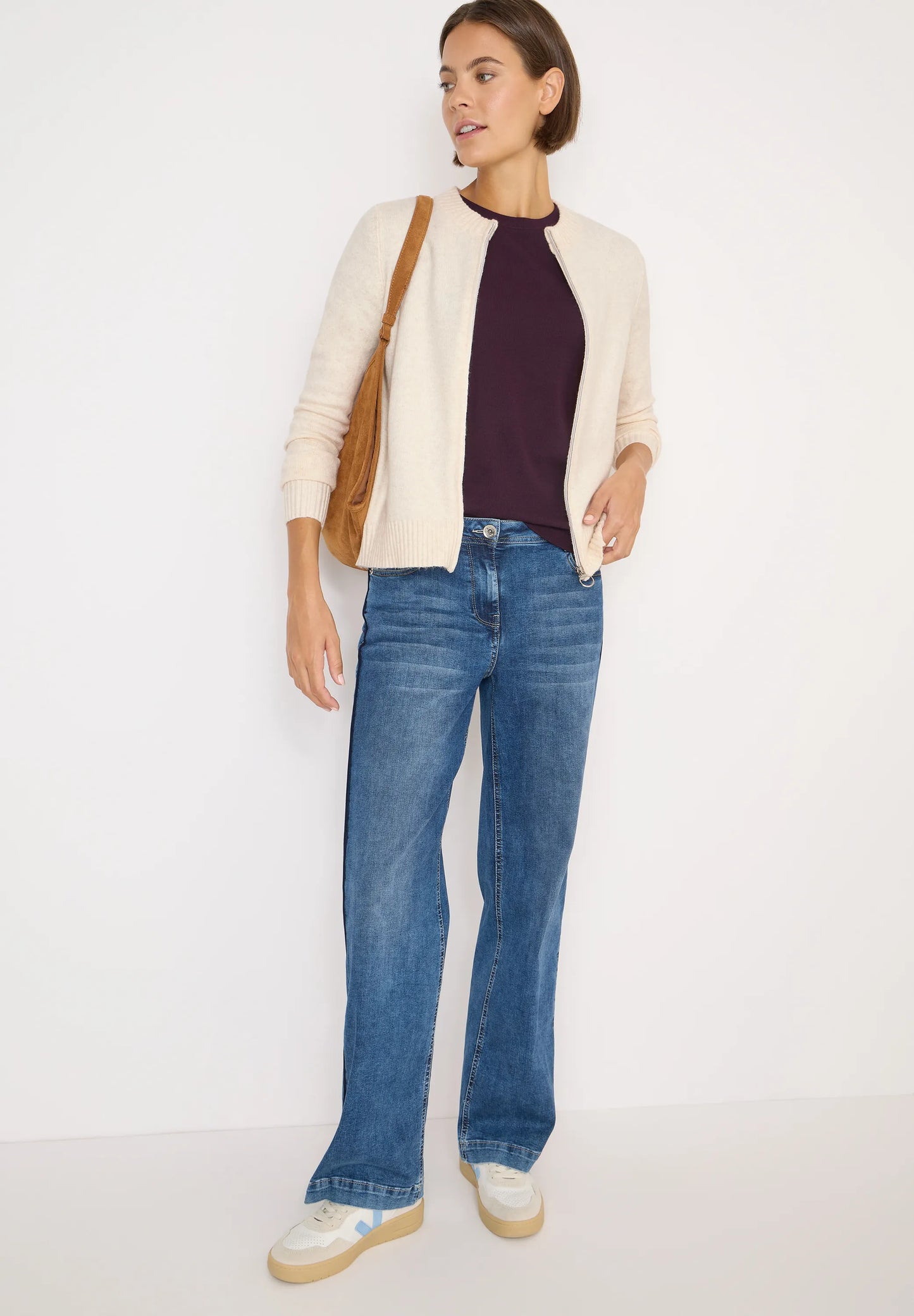 Cecil Damen Strickjacke beige