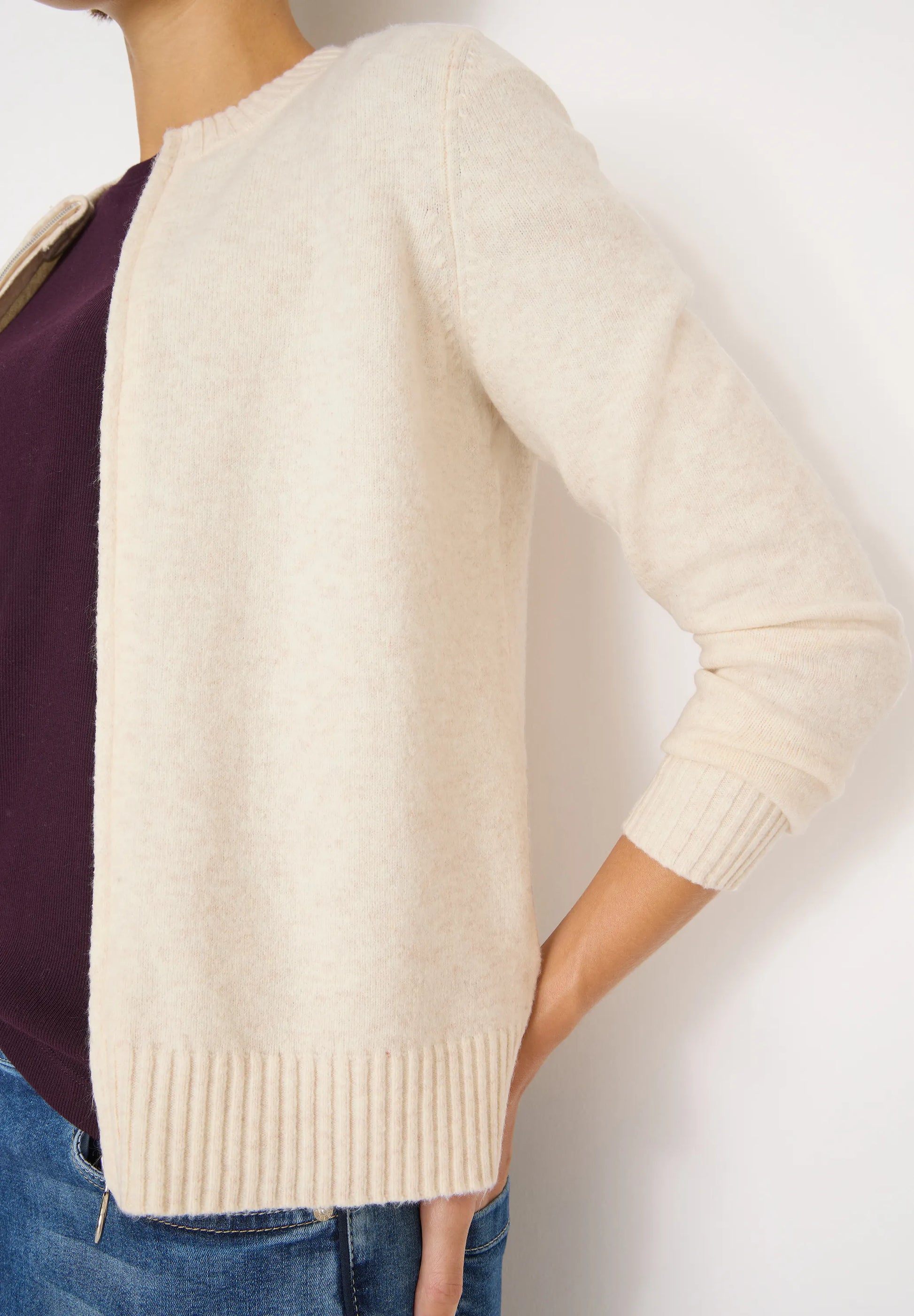 Cecil Damen Strickjacke beige