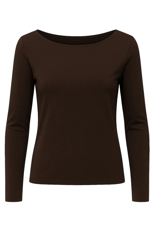 Larahutt Damen Shirt braun