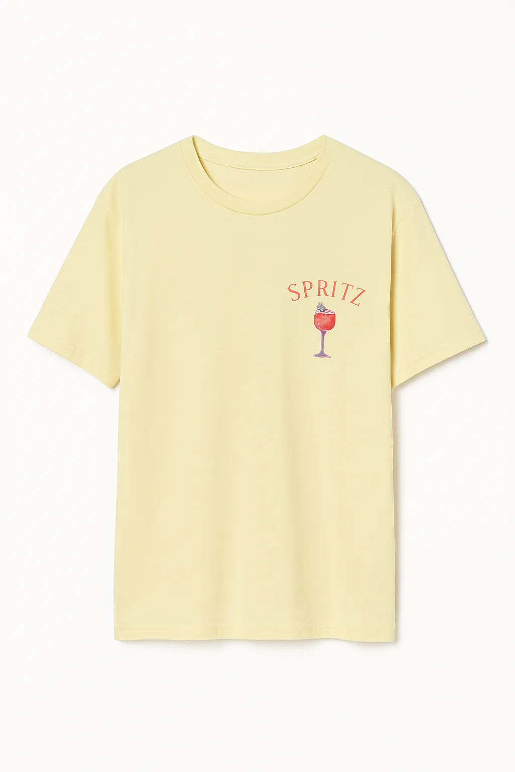 Larahutt Damen T-Shirt Spritz gelb