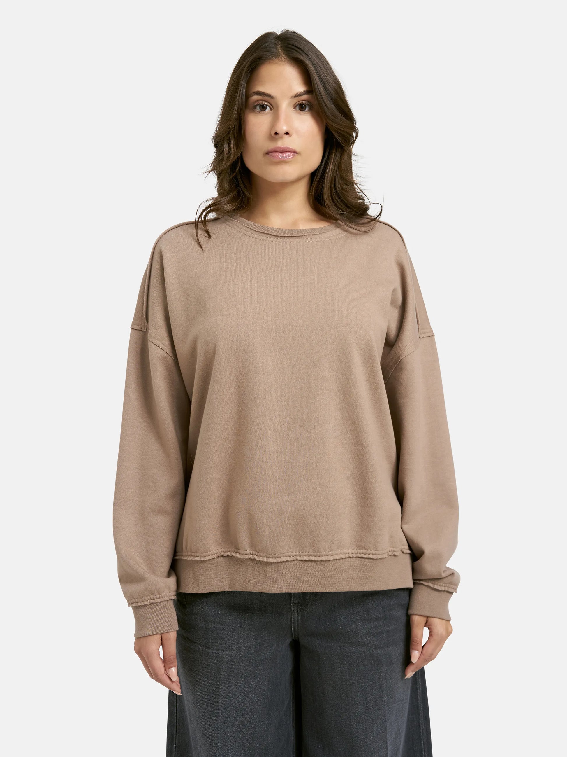 Smith&Soul Damen Sweatshirt braun