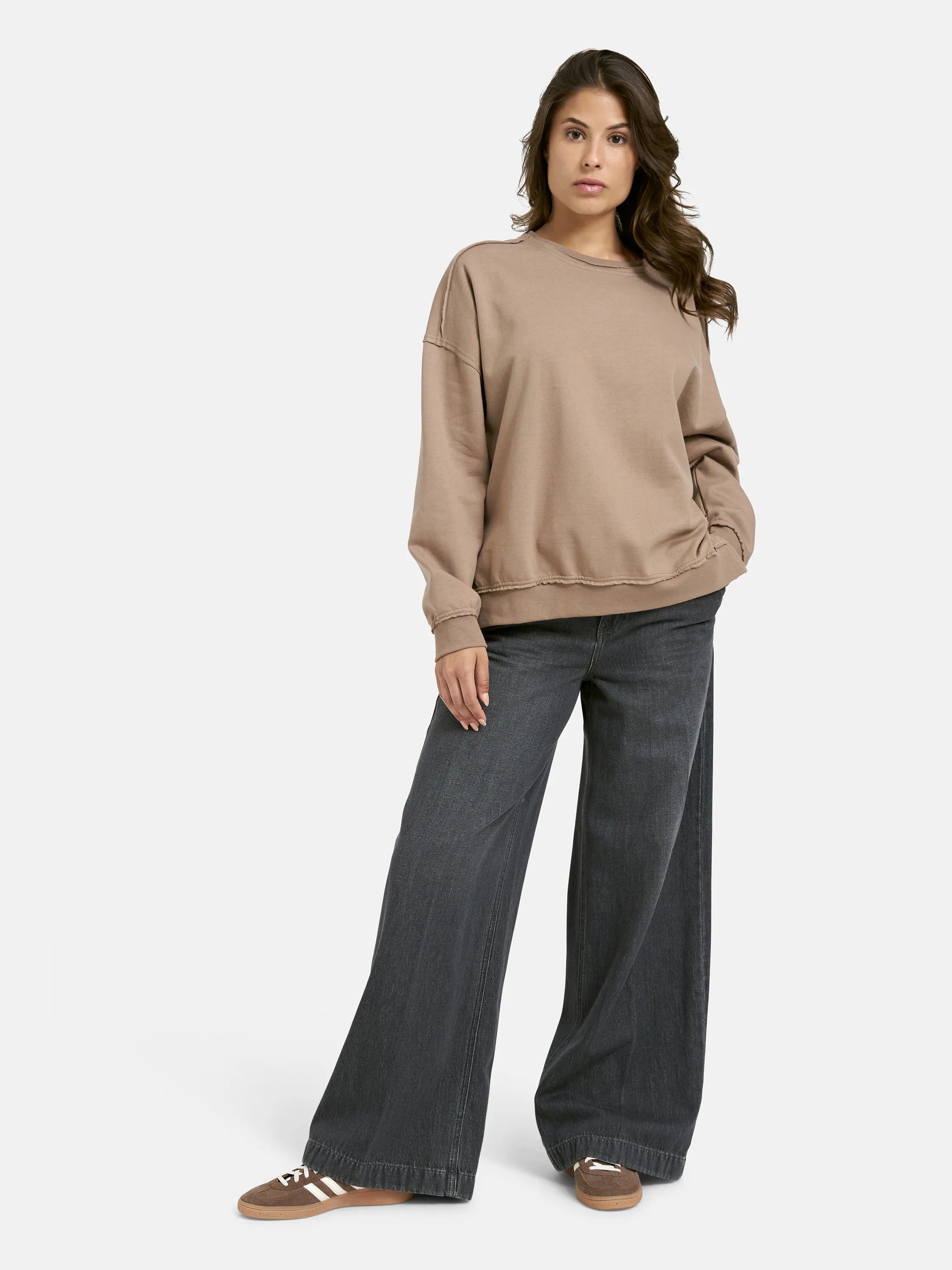 Smith&Soul Damen Sweatshirt braun