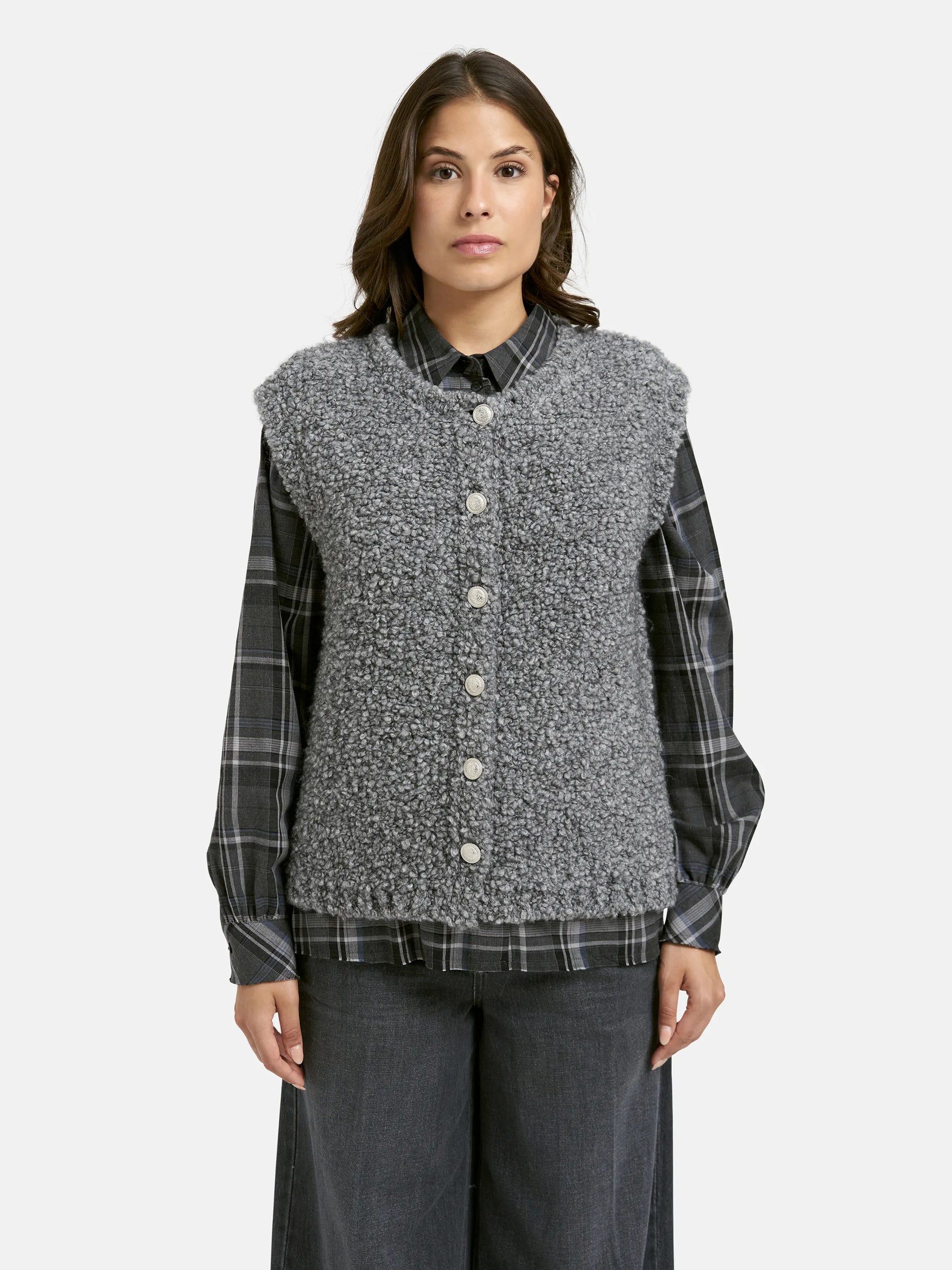 Smith&Soul Damen Weste grau