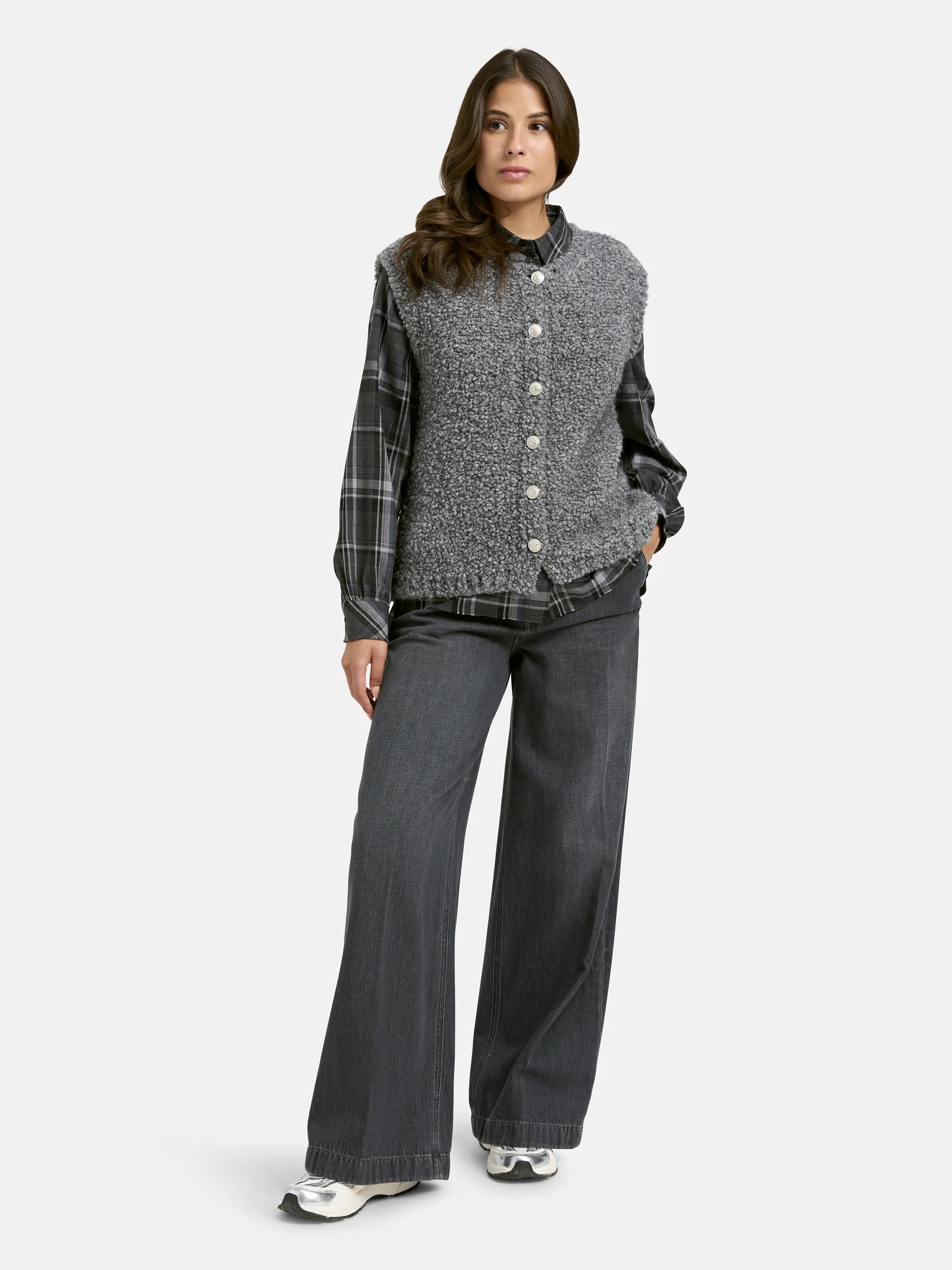 Smith&Soul Damen Weste grau