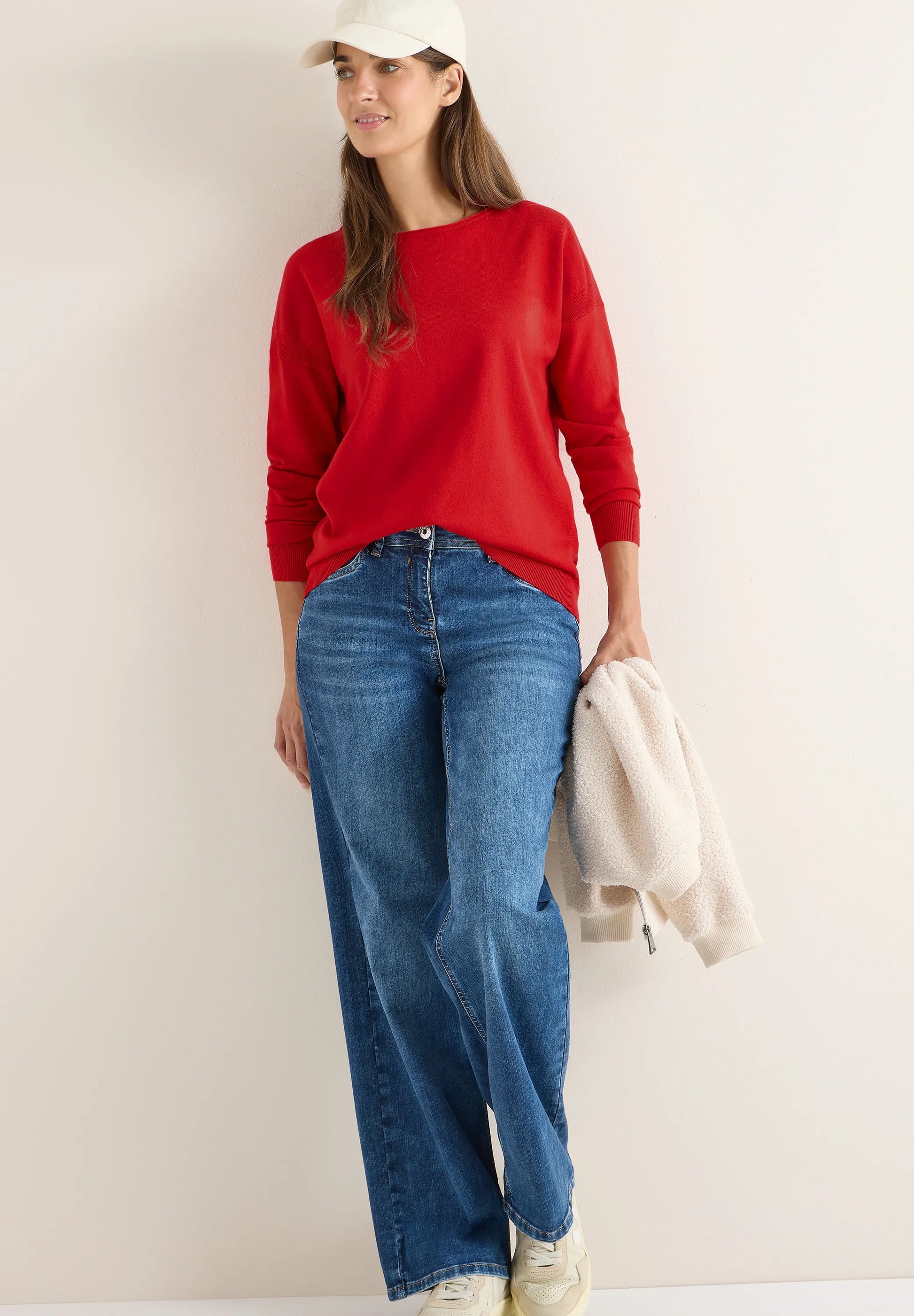 Cecil Damen Shirt rot