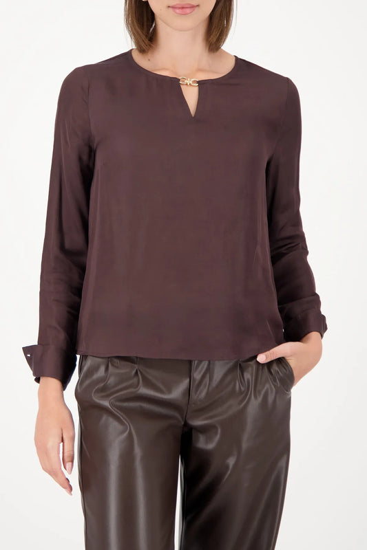 Monari Damen Bluse braun