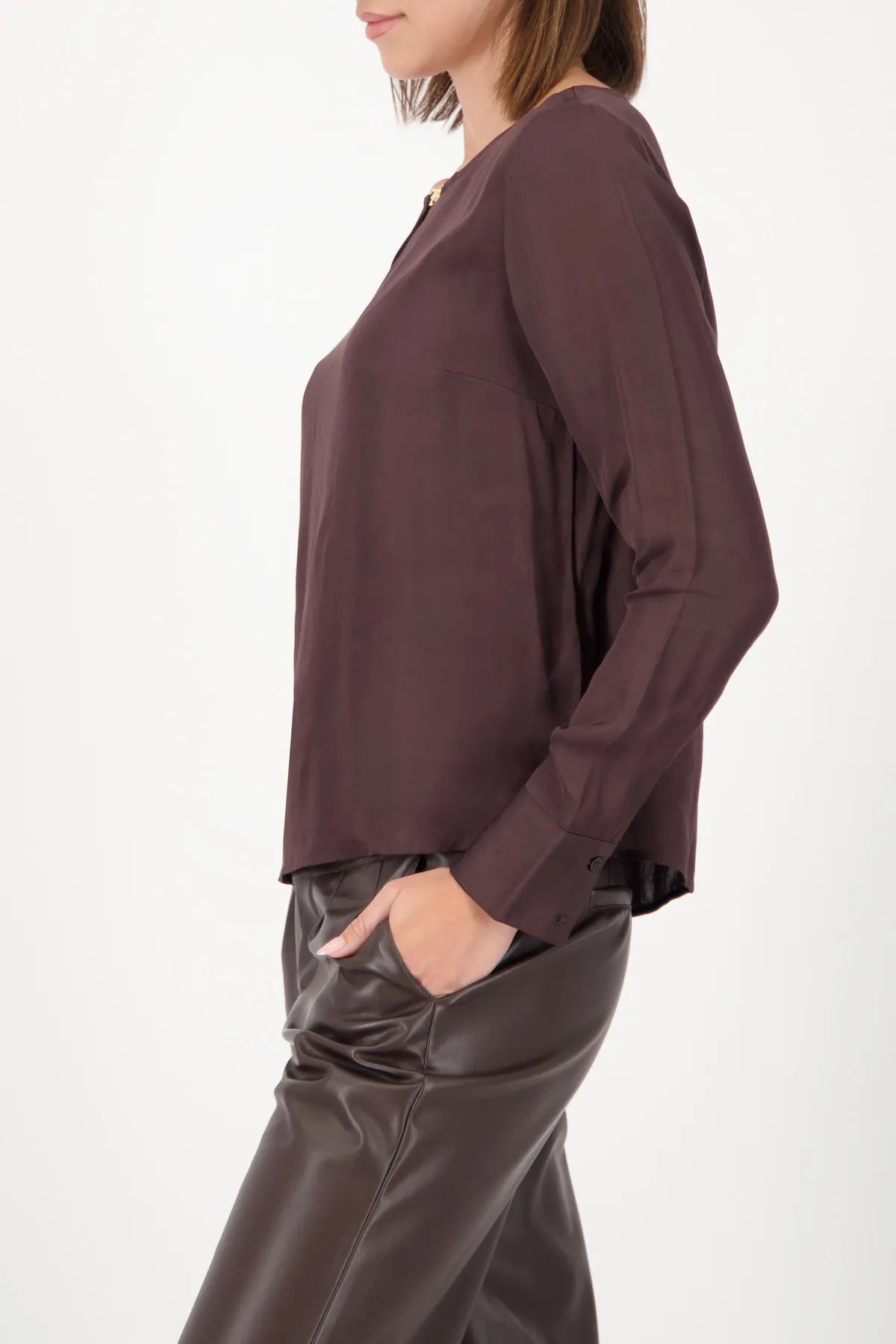 Monari Damen Bluse braun