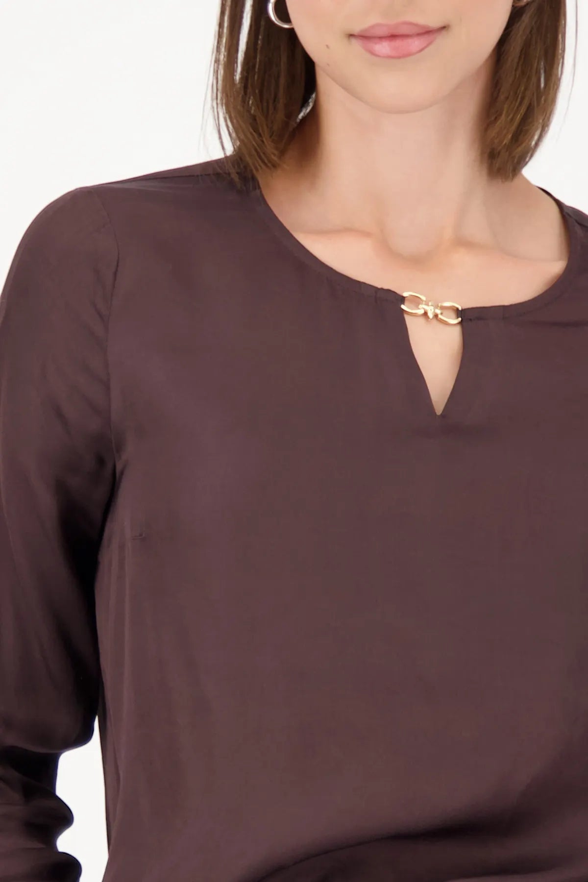 Monari Damen Bluse braun