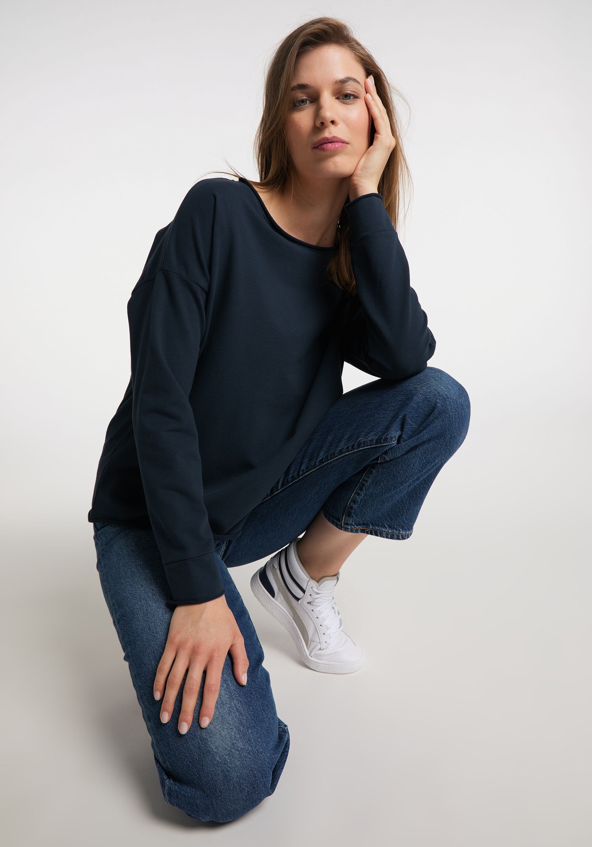 Elbsand Damen Sweatshirt Riane blau
