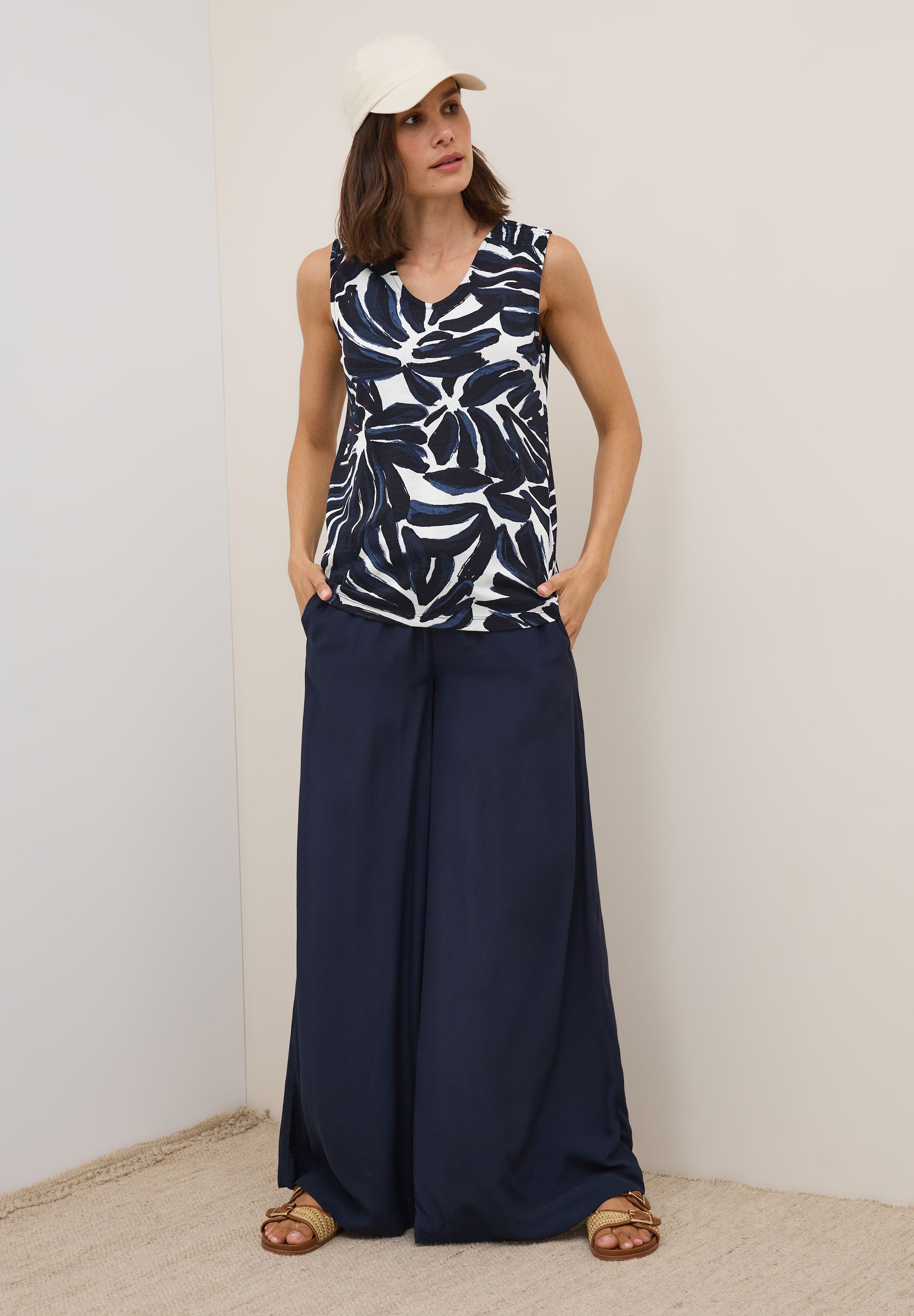 Cecil Damen Top blau