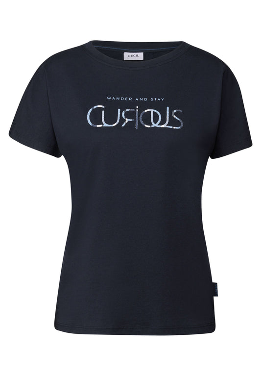 Cecil Damen T-Shirt XXL blau