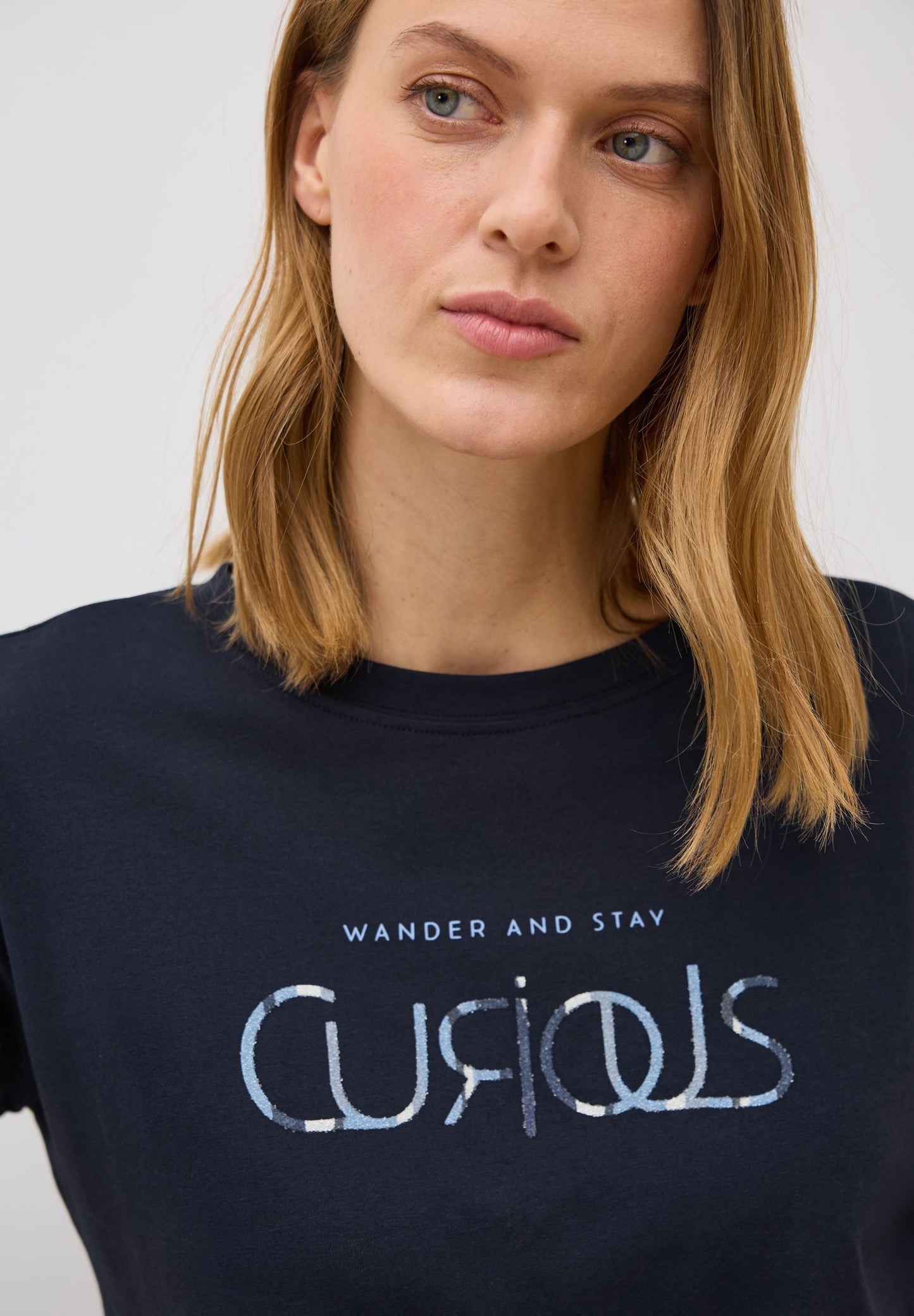 Cecil Damen T-Shirt blau
