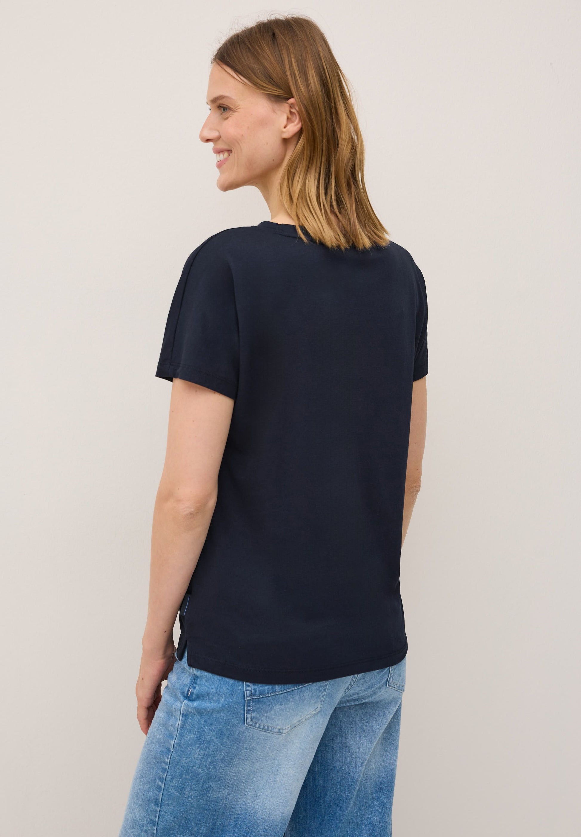 Cecil Damen T-Shirt blau