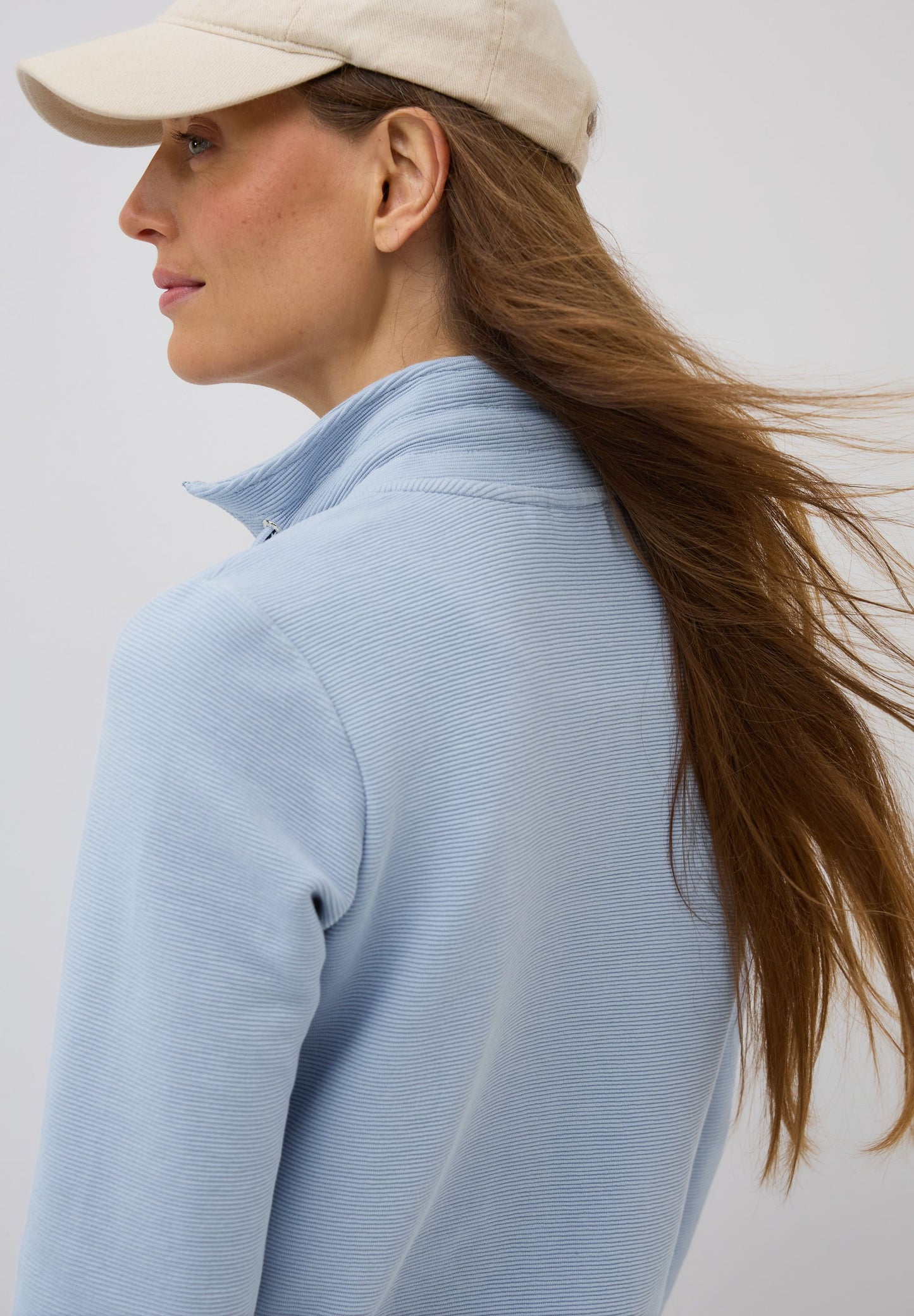 Cecil Damen Ottoman Jacke blau