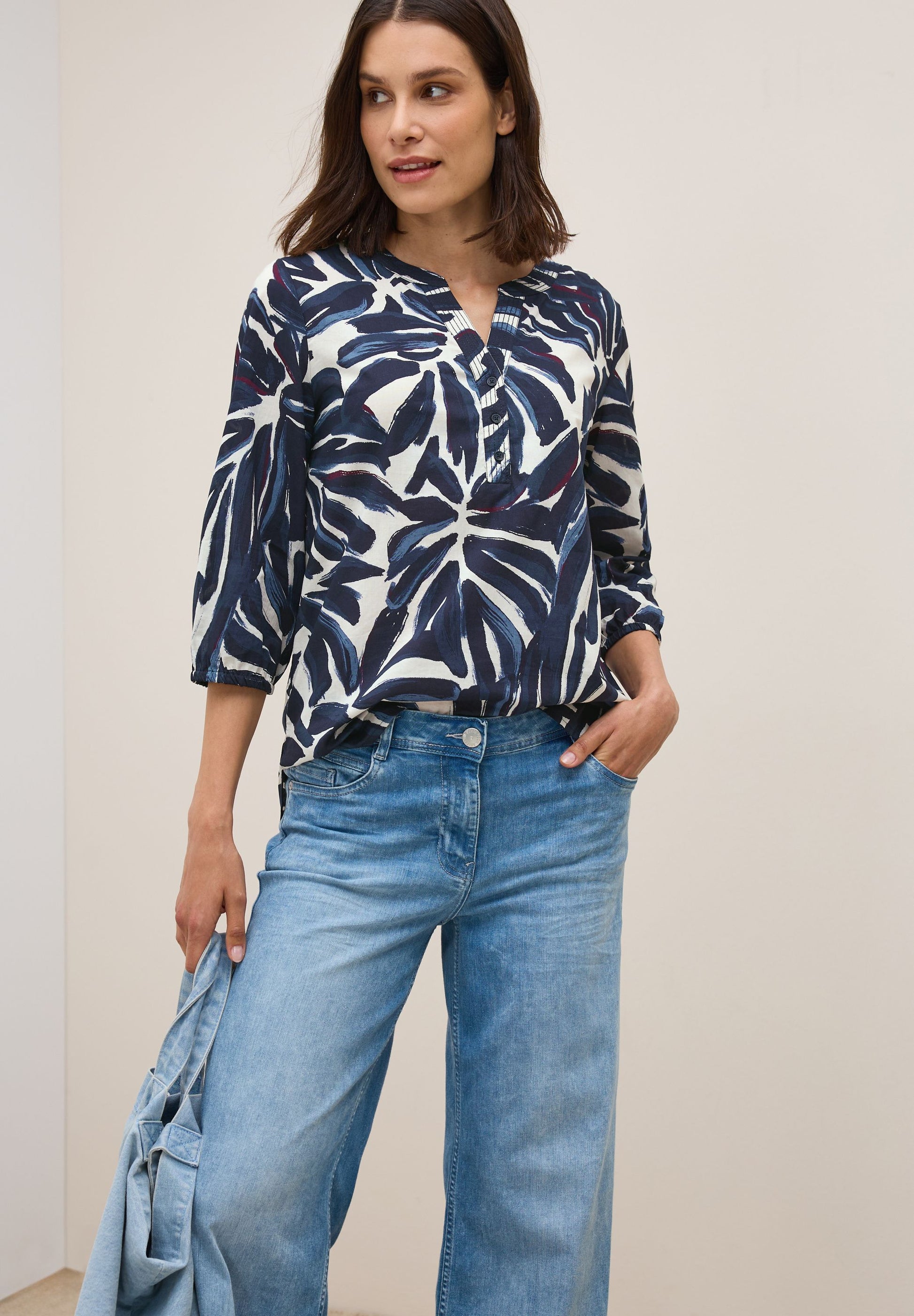 Cecil Damen Tunika blau