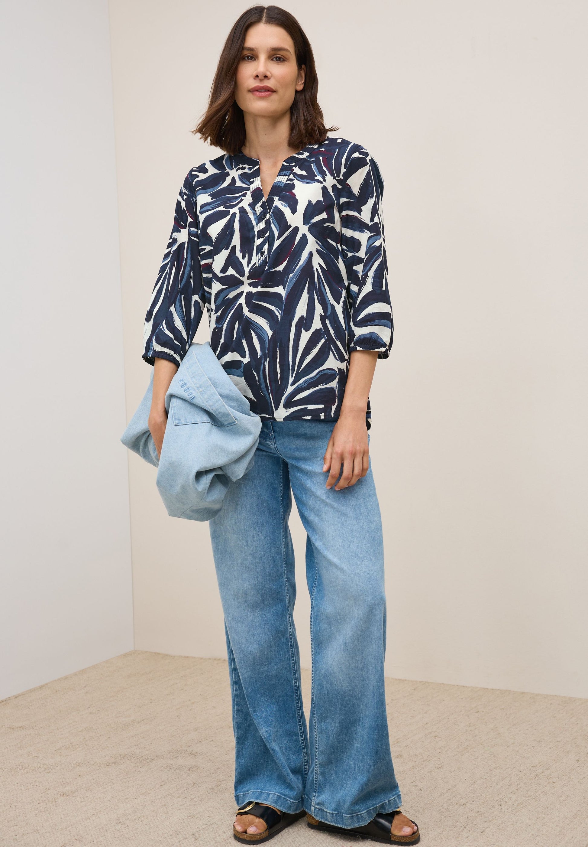 Cecil Damen Tunika blau