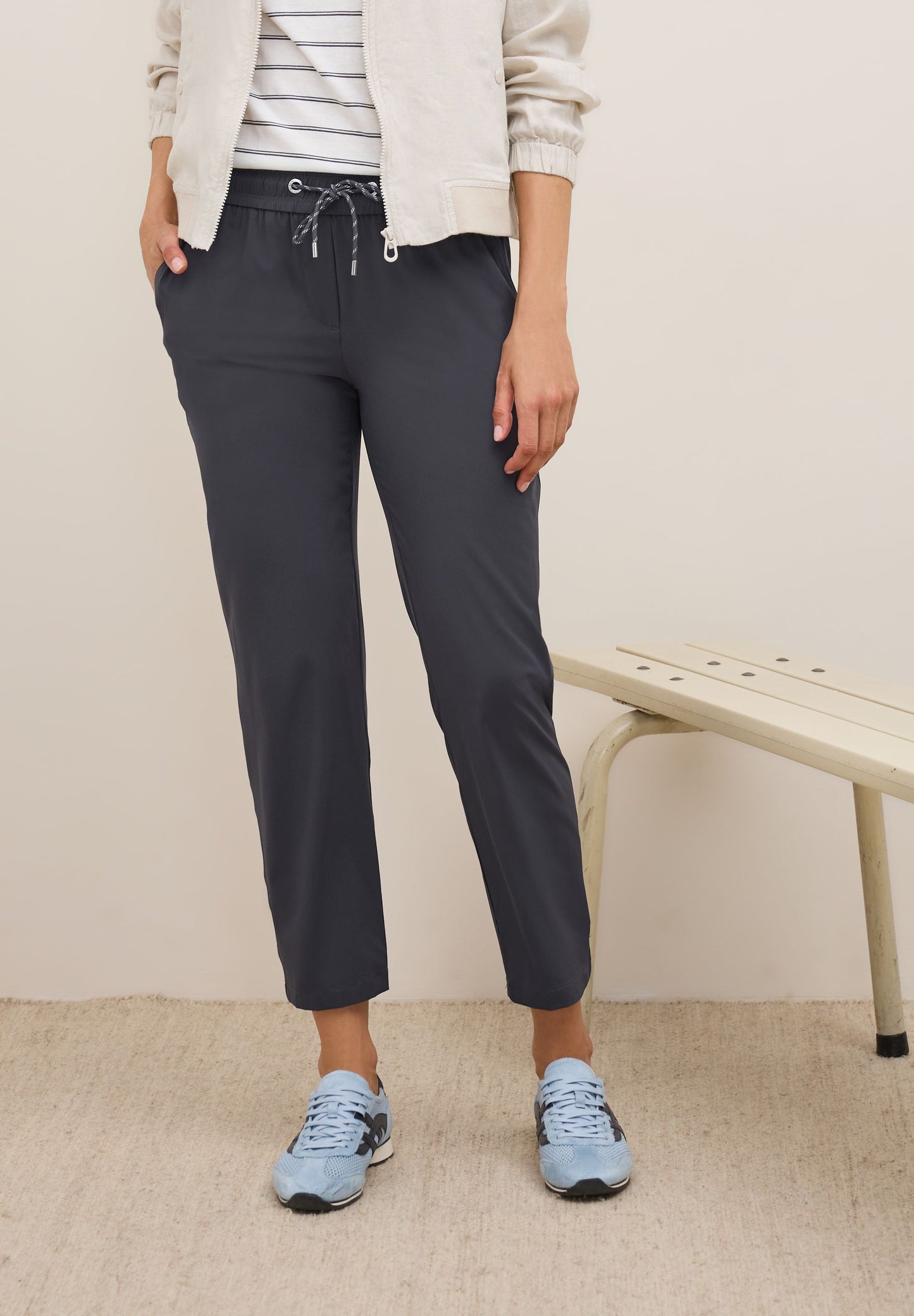 Cecil Damen Hose grau