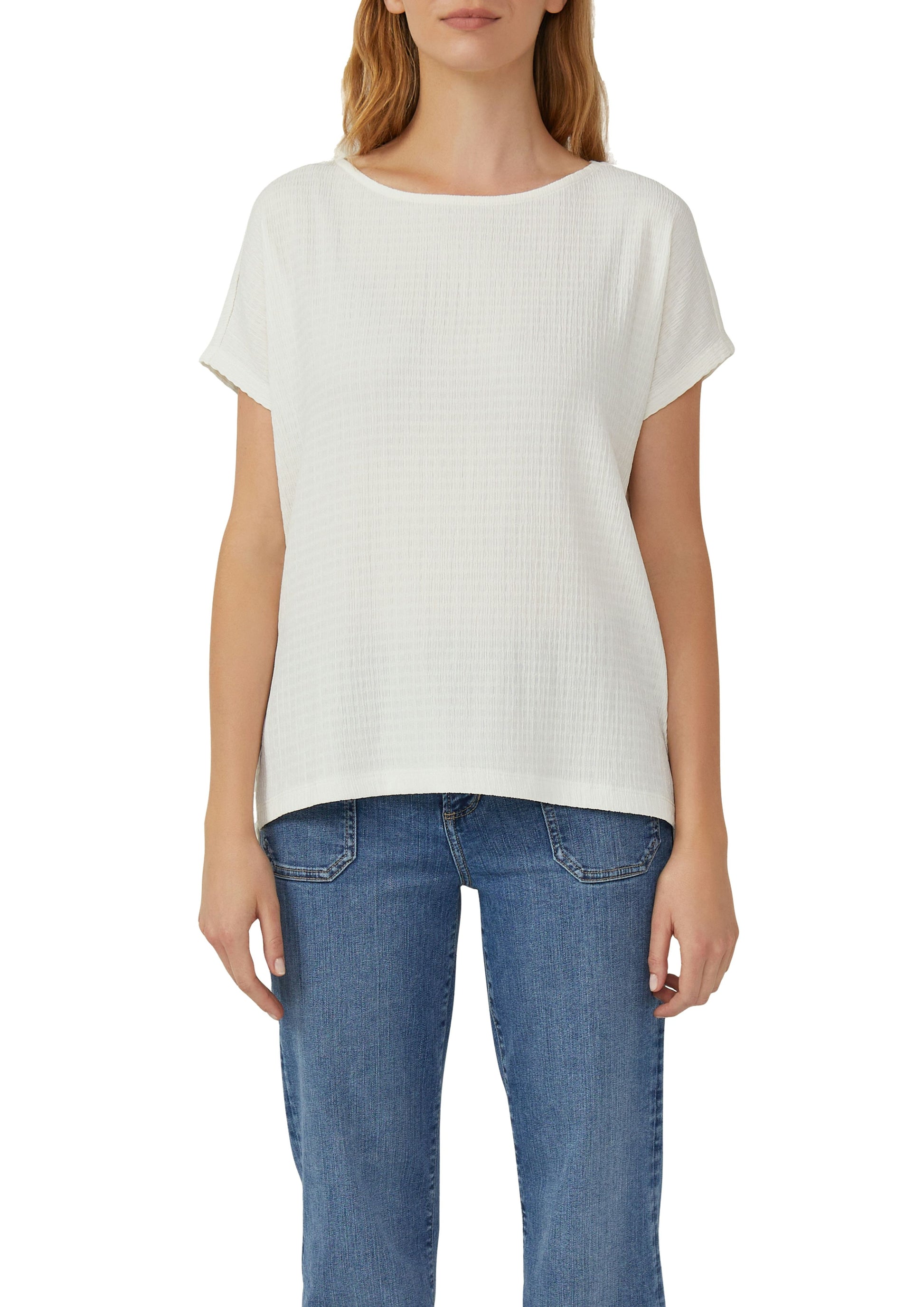 s.Oliver Damen T-Shirt weiß