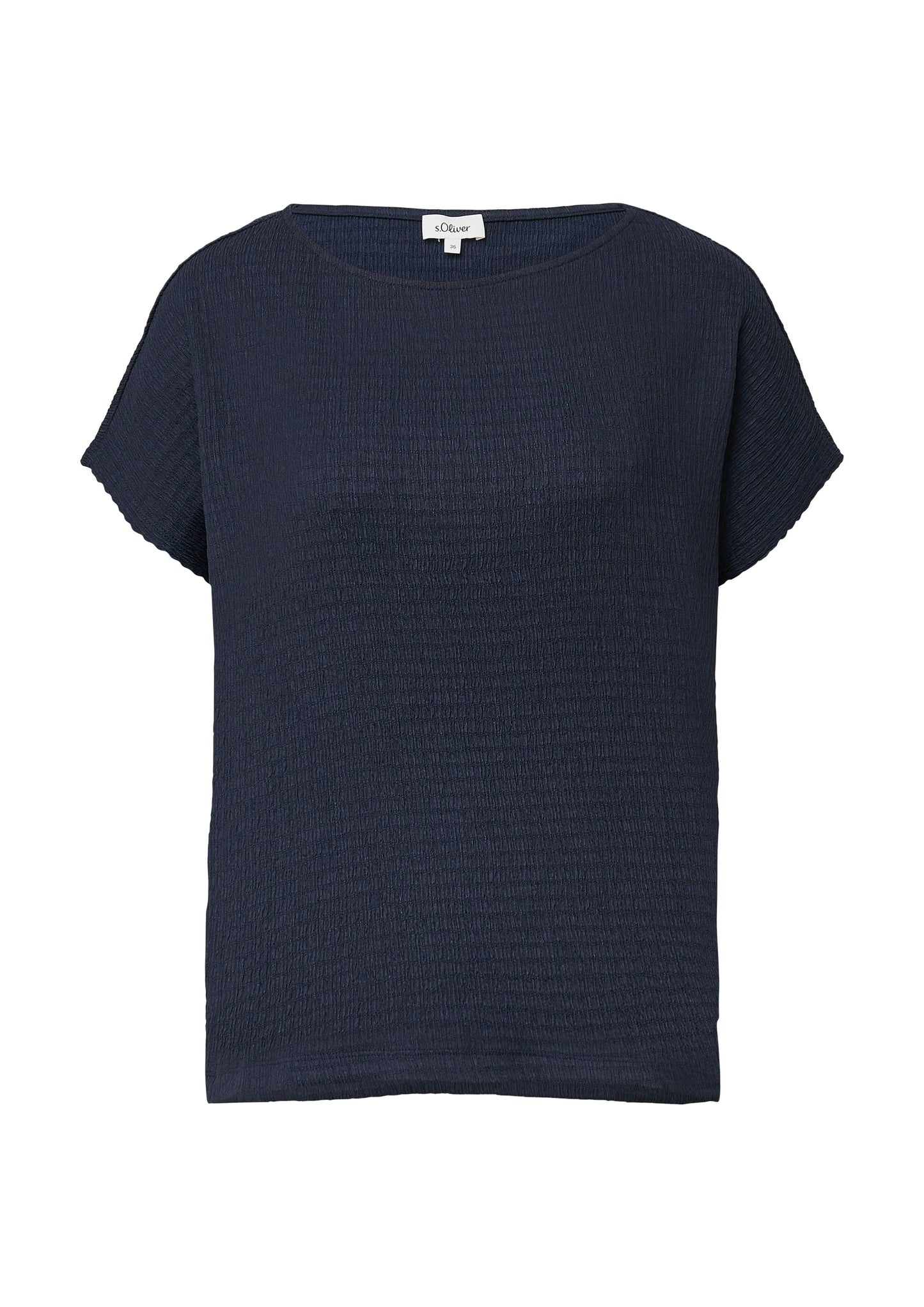 s.Oliver Damen T-Shirt blau