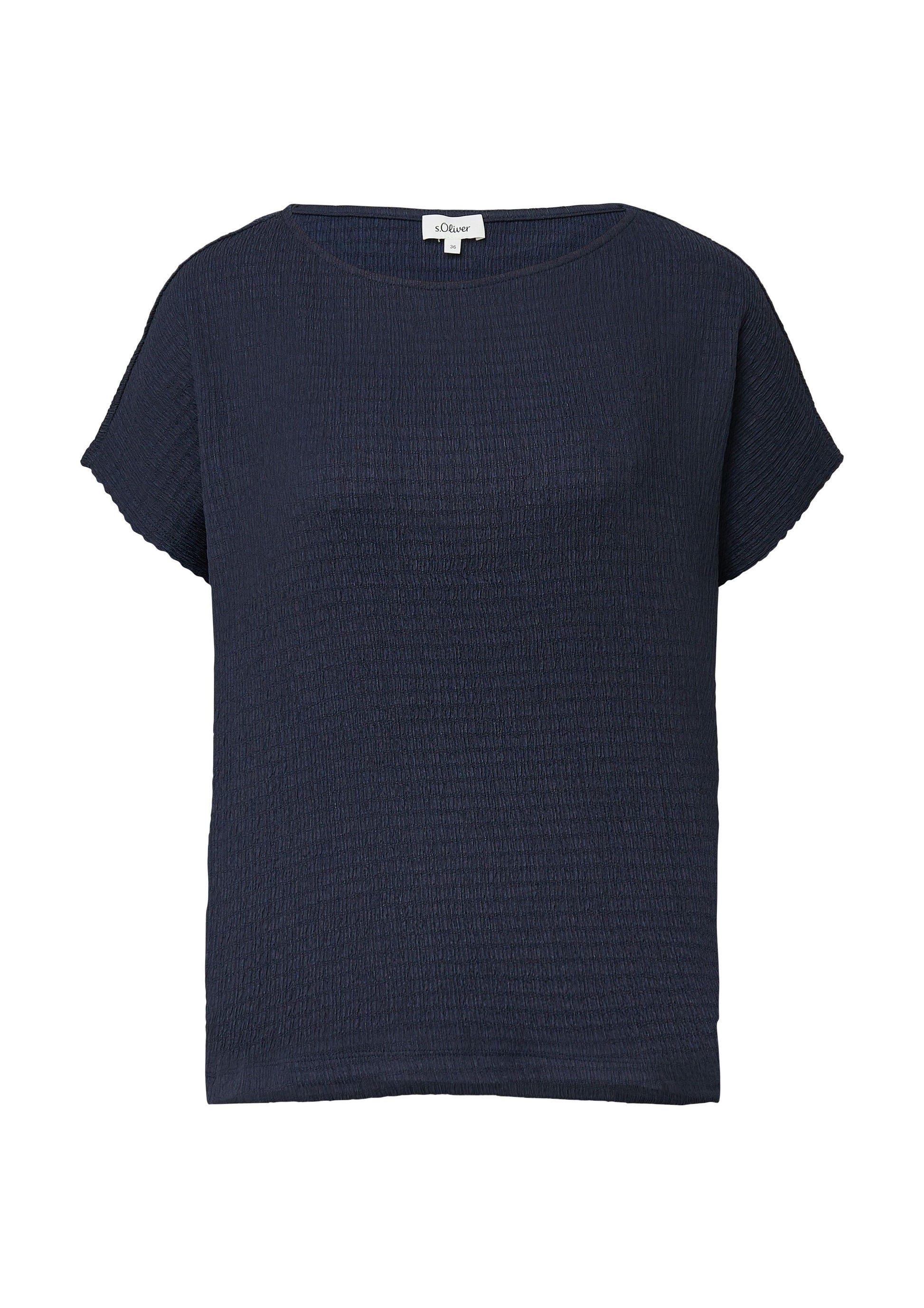 s.Oliver Damen T-Shirt blau