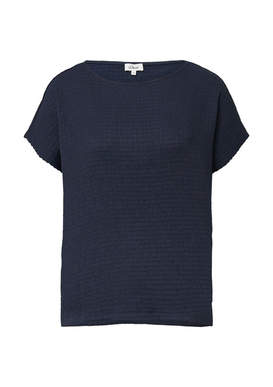 s.Oliver Damen T-Shirt blau