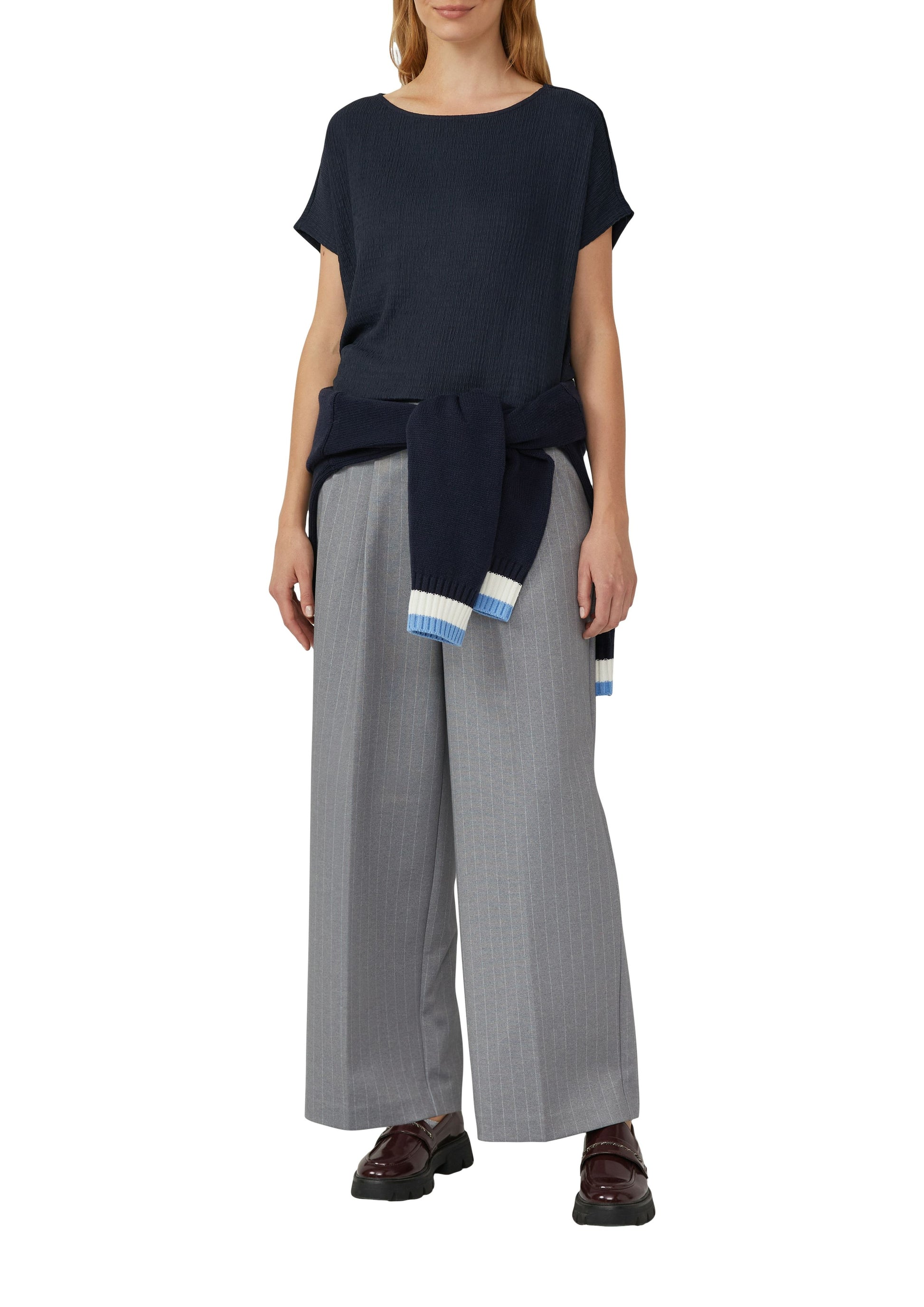 s.Oliver Damen T-Shirt blau