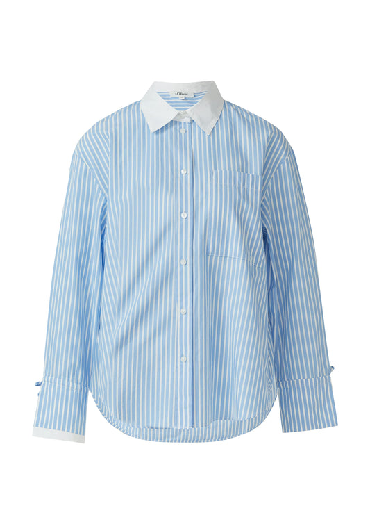 s.Oliver Damen Bluse blau