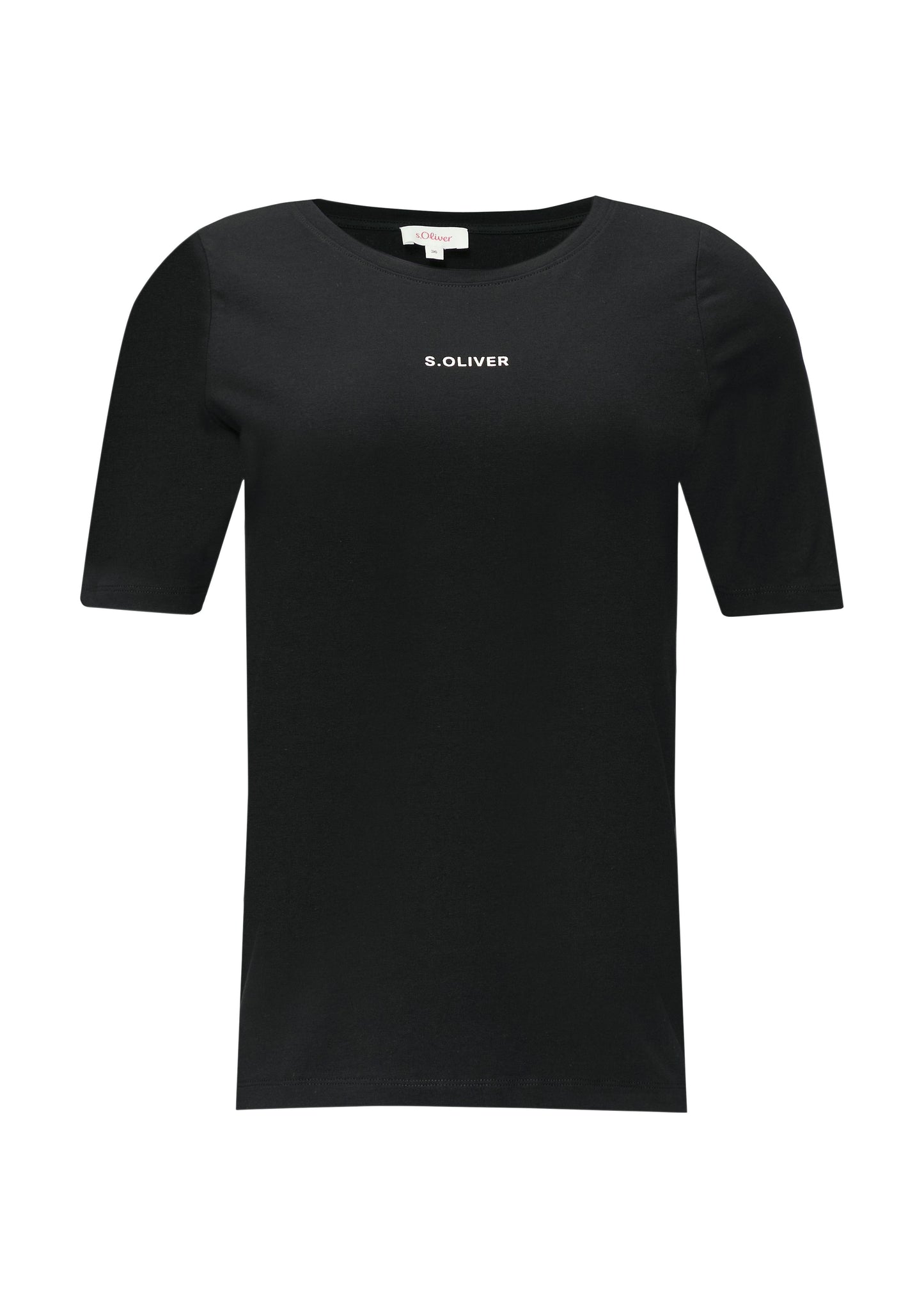 s.Oliver Damen T-Shirt schwarz
