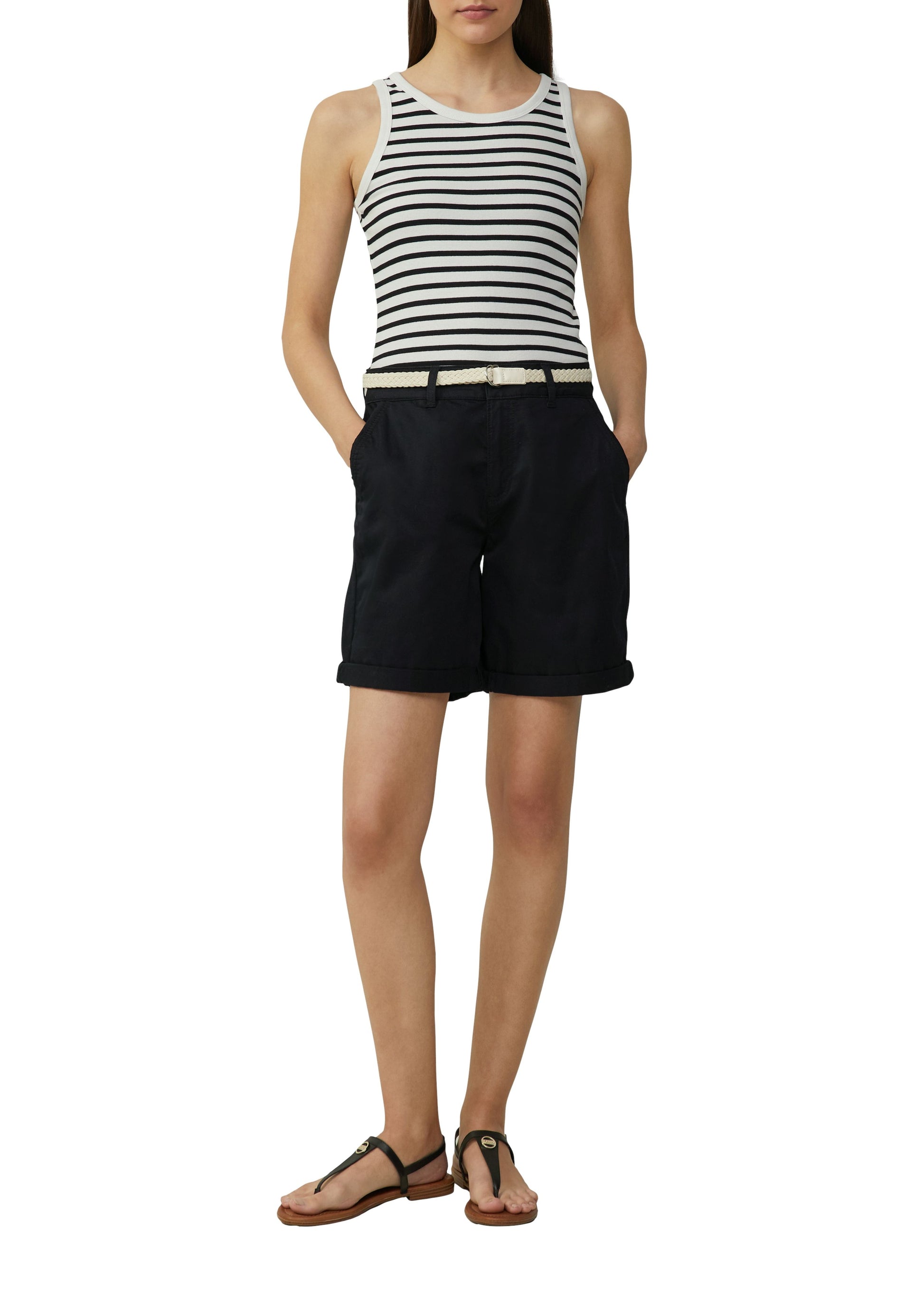 s.Oliver Damen Shorts schwarz