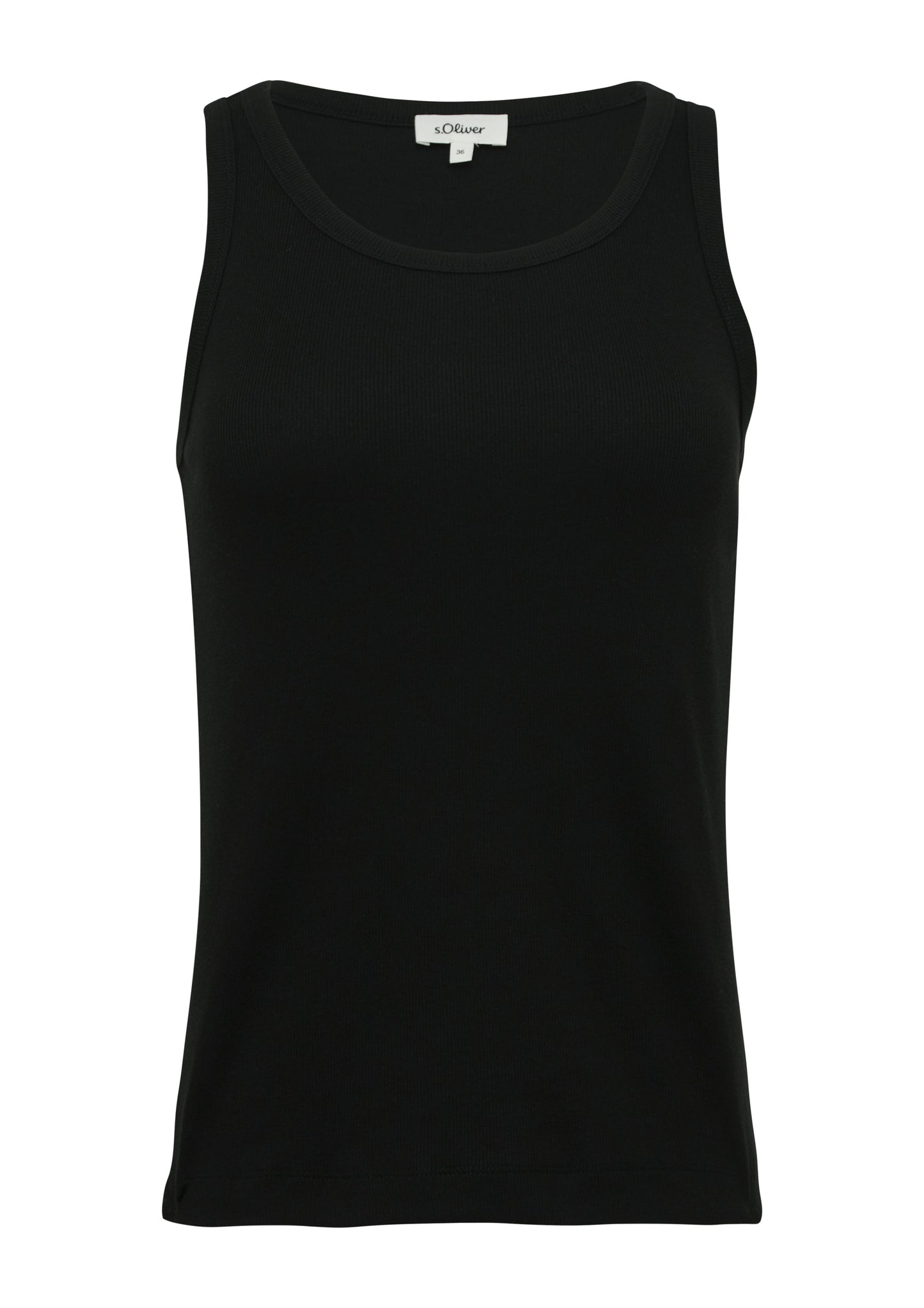 s.Oliver Damen Top 44 schwarz