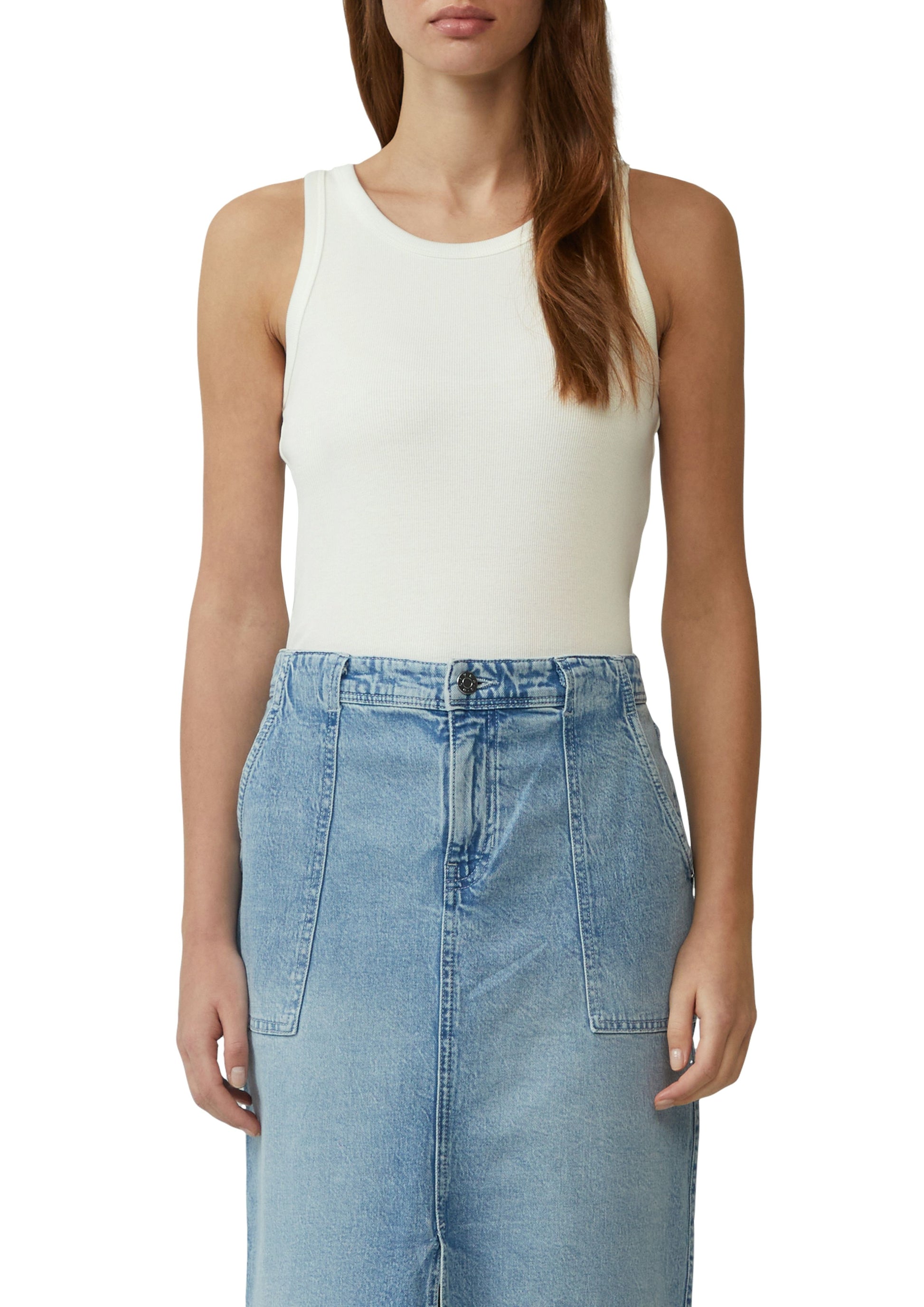 s.Oliver Damen Top weiß